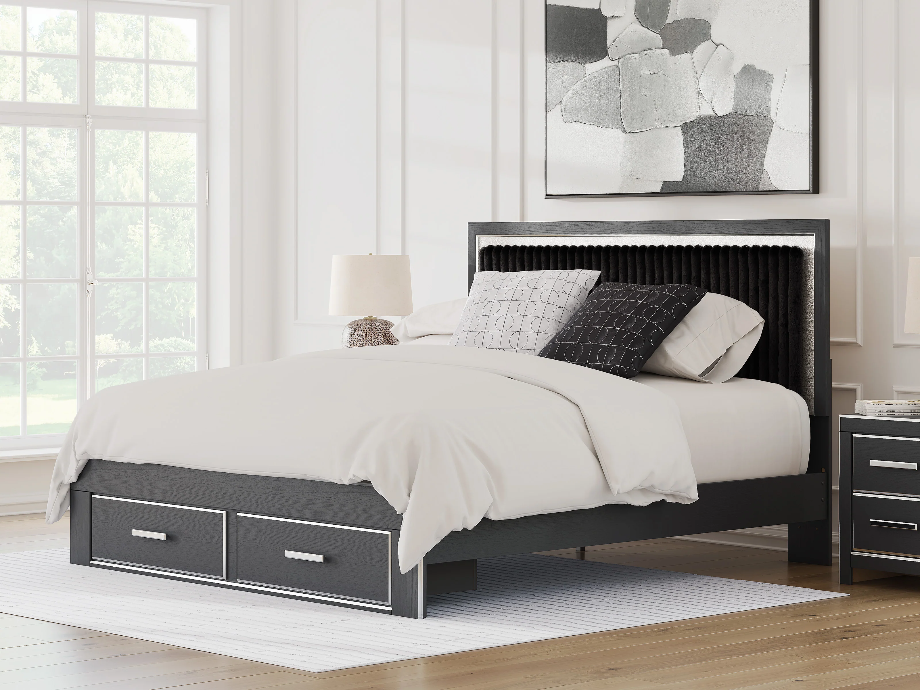 Birmonton Upholstered Panel Storage Bed - Image 12