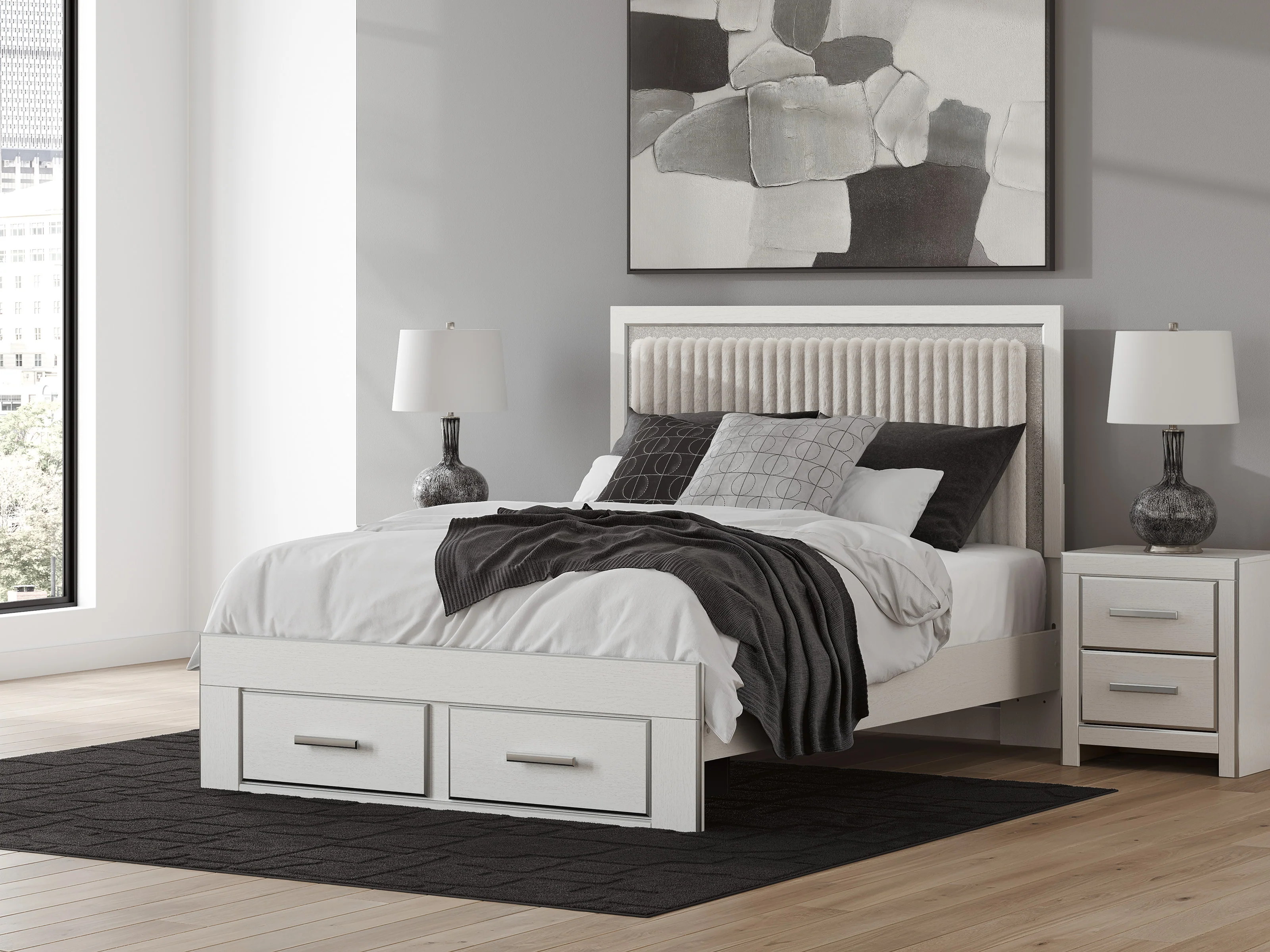 Birmonton Upholstered Panel Storage Bed - Image 20
