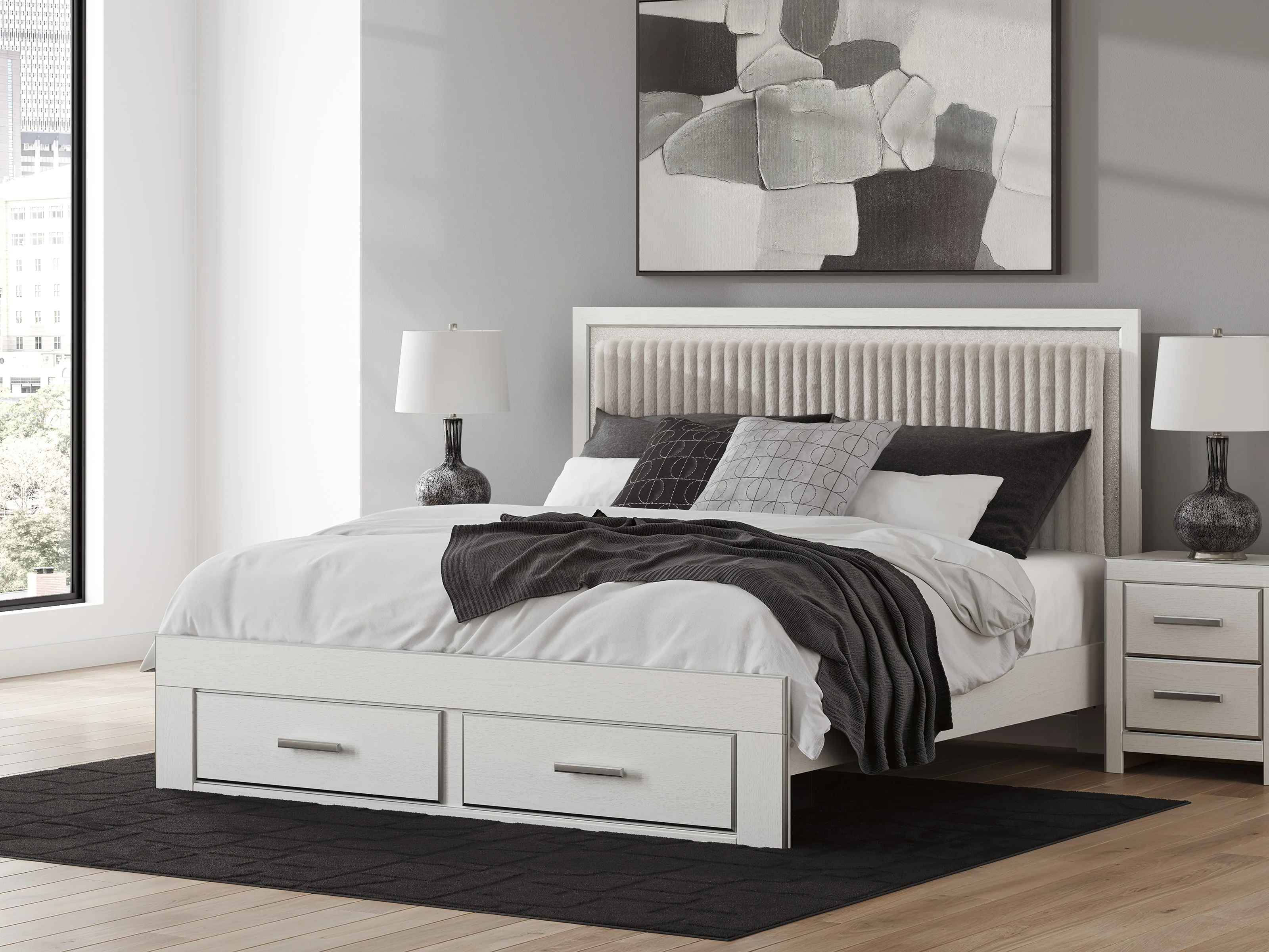 Birmonton Upholstered Panel Storage Bed - Image 28