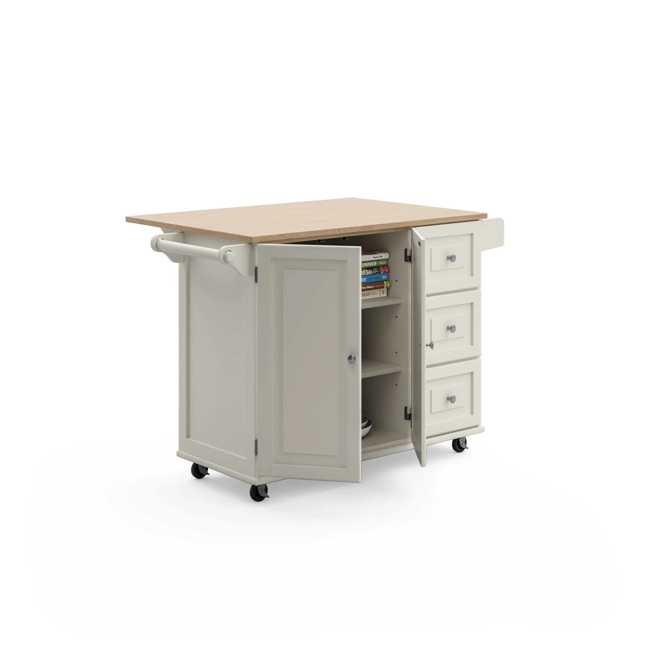 Dolly Madison 3 Drawer Kitchen Cart - Image 15