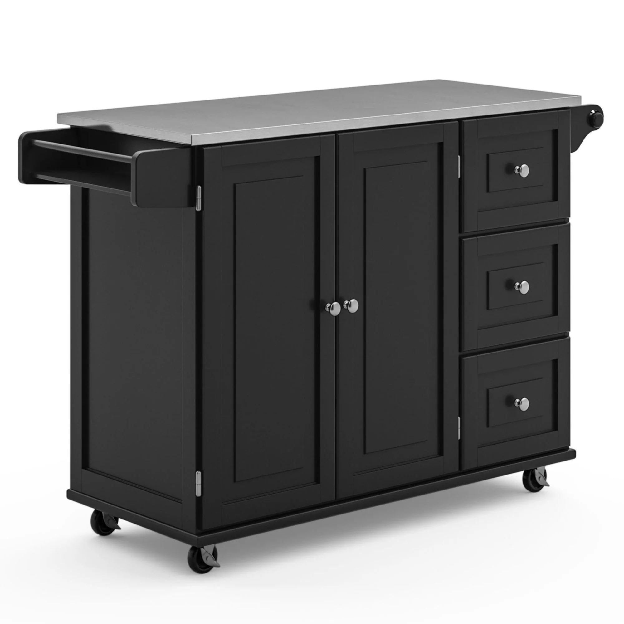 Dolly Madison 3 Drawer Kitchen Cart - Image 3