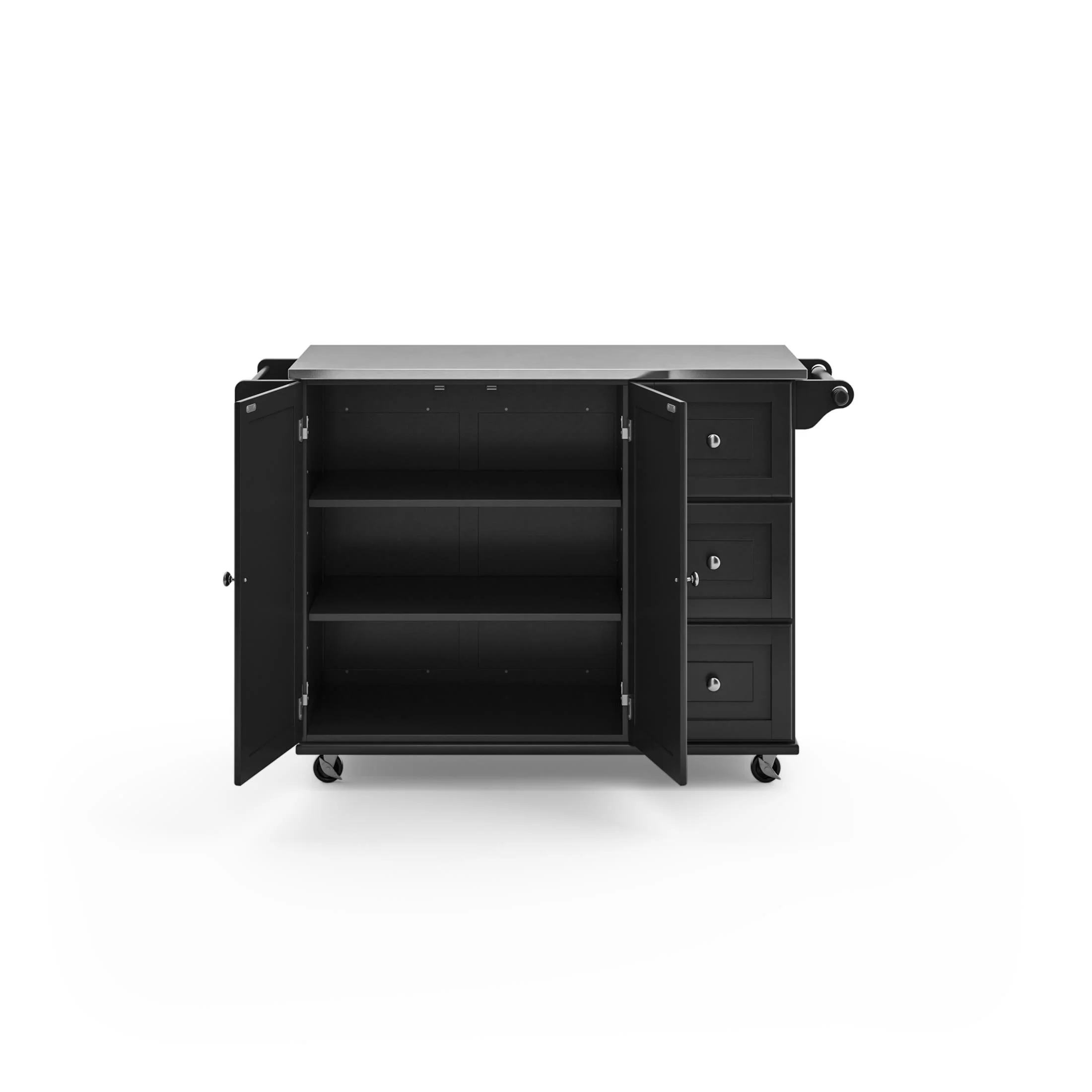 Dolly Madison 3 Drawer Kitchen Cart - Image 8
