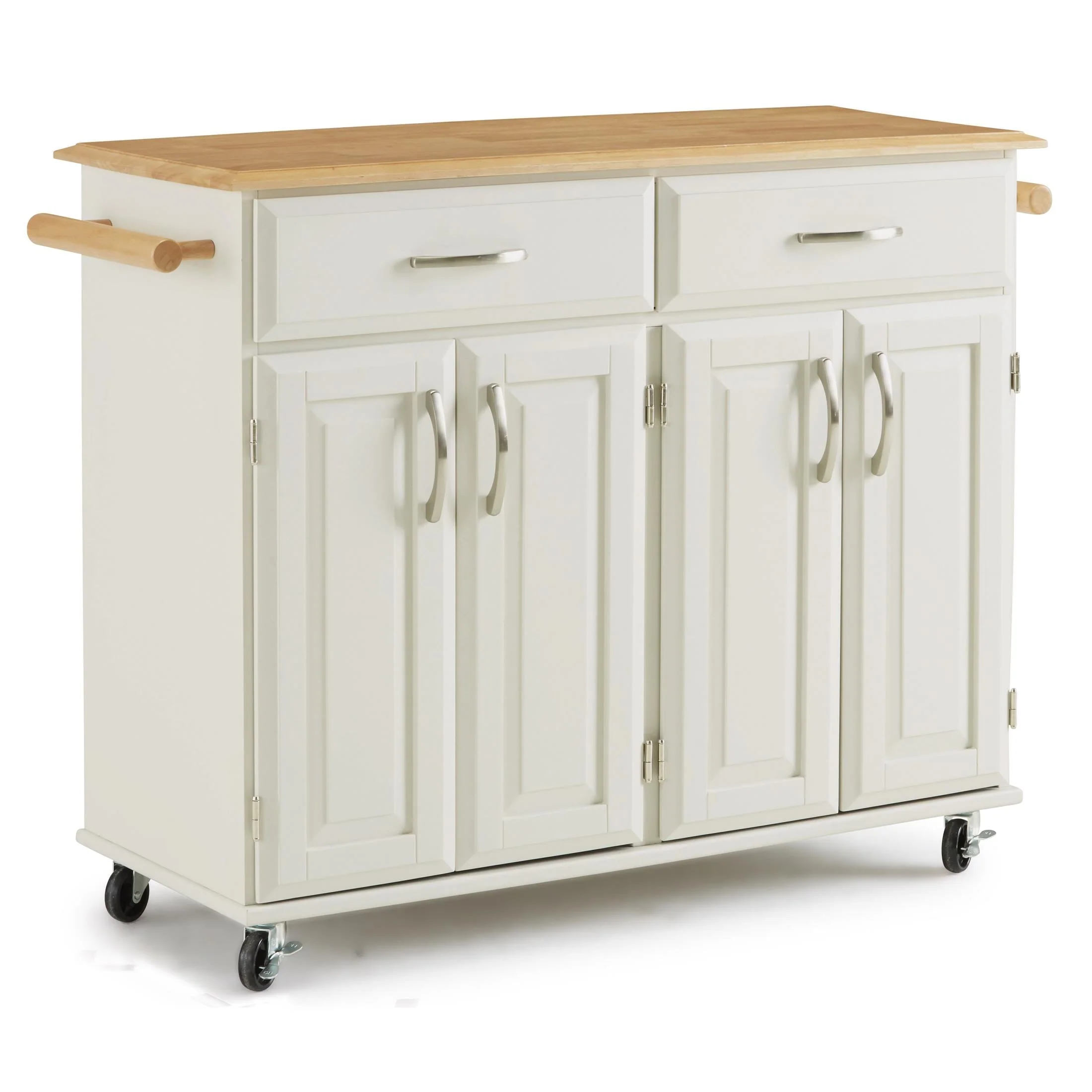 Dolly Madison Double Door Kitchen Cart - Image 2