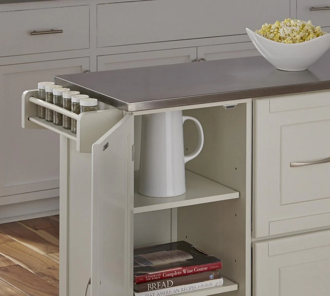 Dolly Madison 2 Drawer Kitchen Cart - Image 32