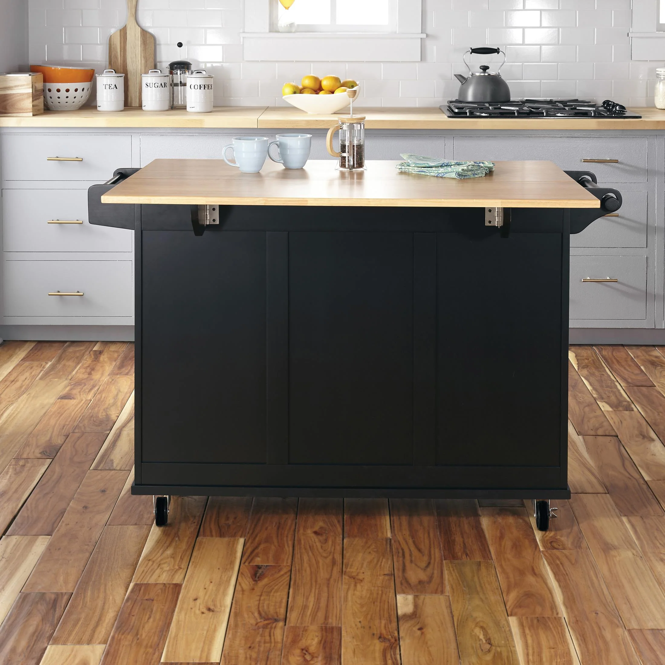 Dolly Madison 2 Drawer Kitchen Cart - Image 6