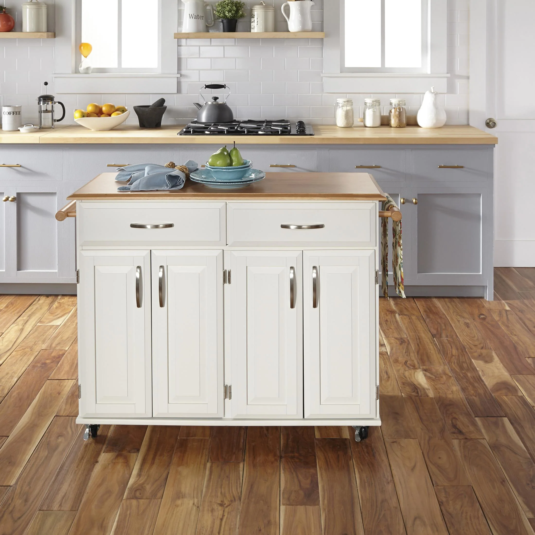 Dolly Madison Double Door Kitchen Cart - Image 6