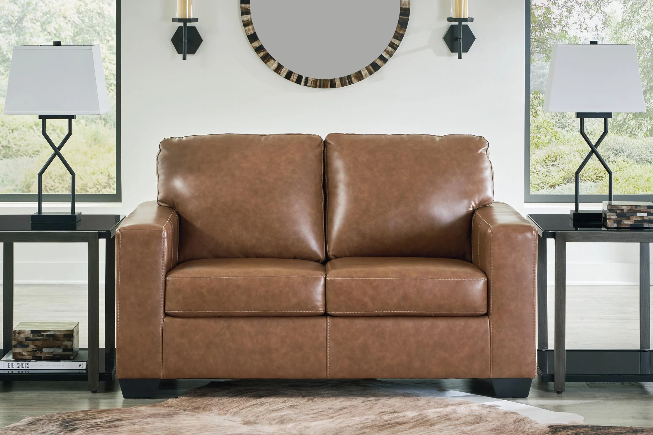 Bolsena Leather Loveseat - Image 2