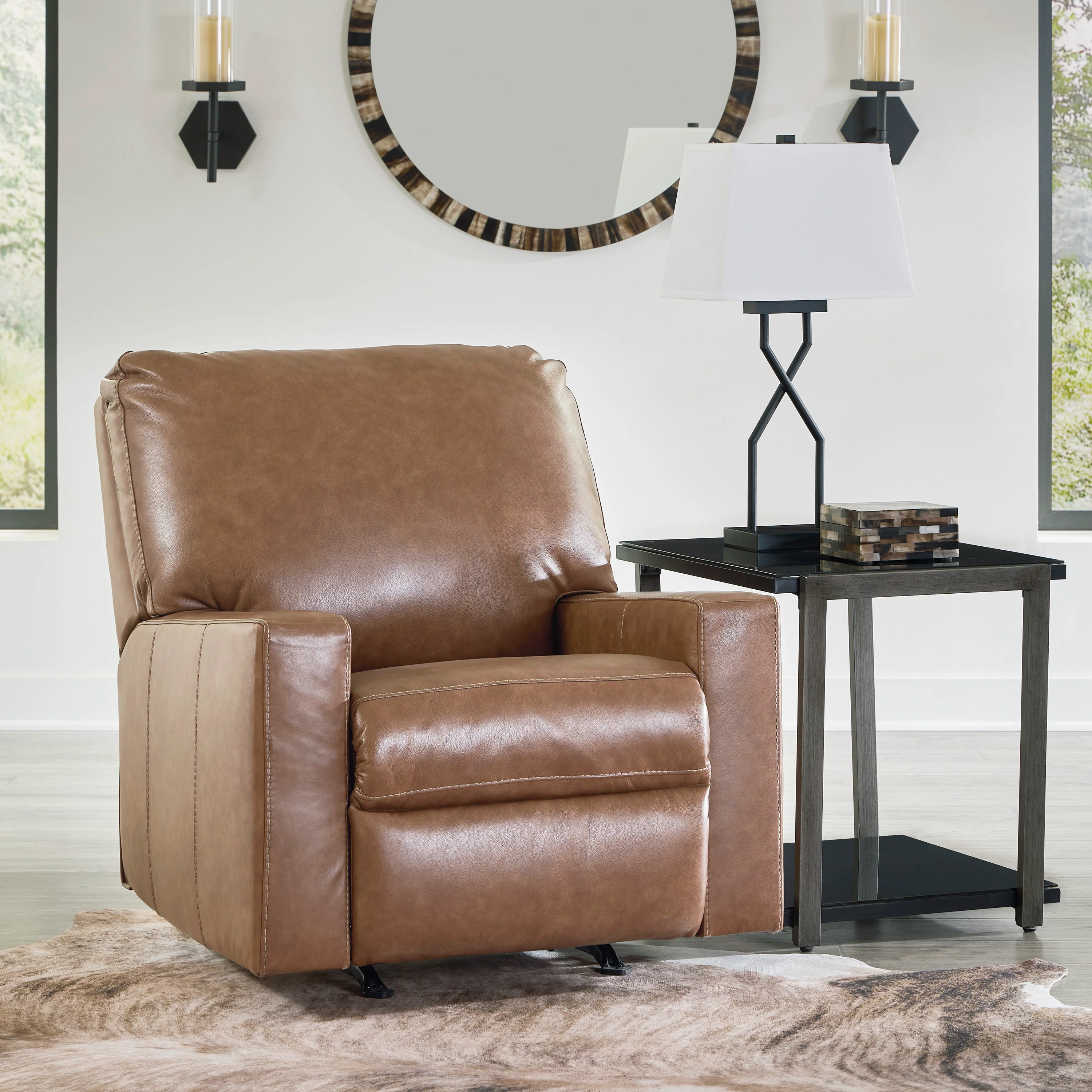 Bolsena Leather Rocker Recliner - Image 3