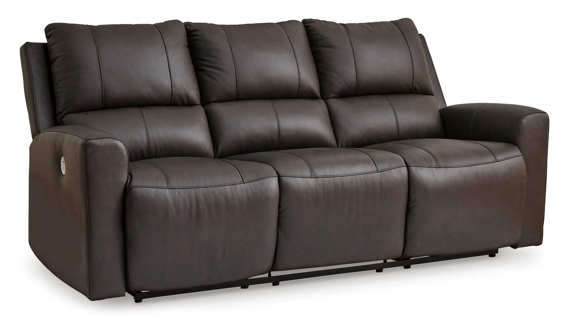 Boxmere Leather Power Reclining Sofa - Image 3