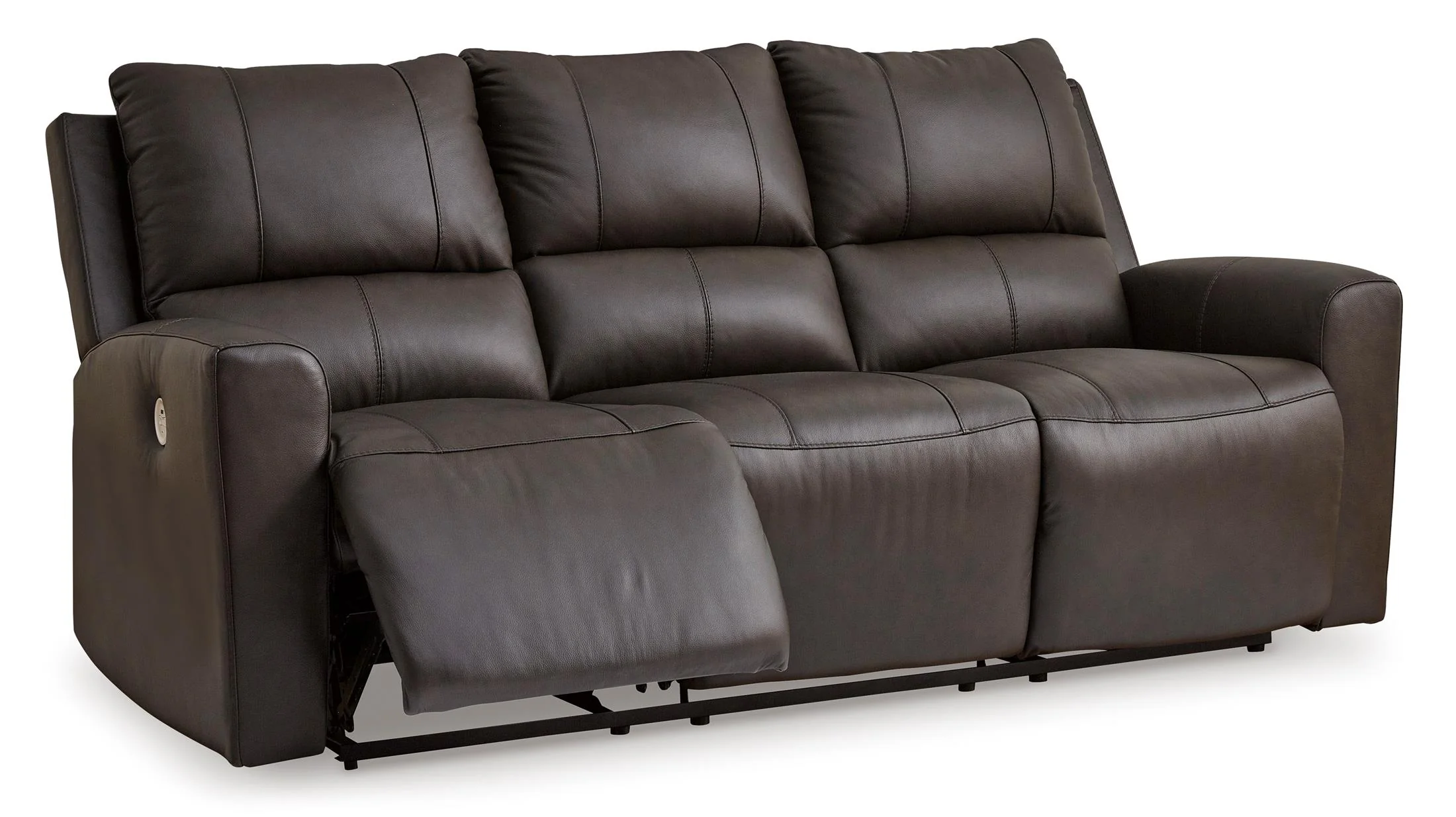 Boxmere Leather Power Reclining Sofa - Image 4