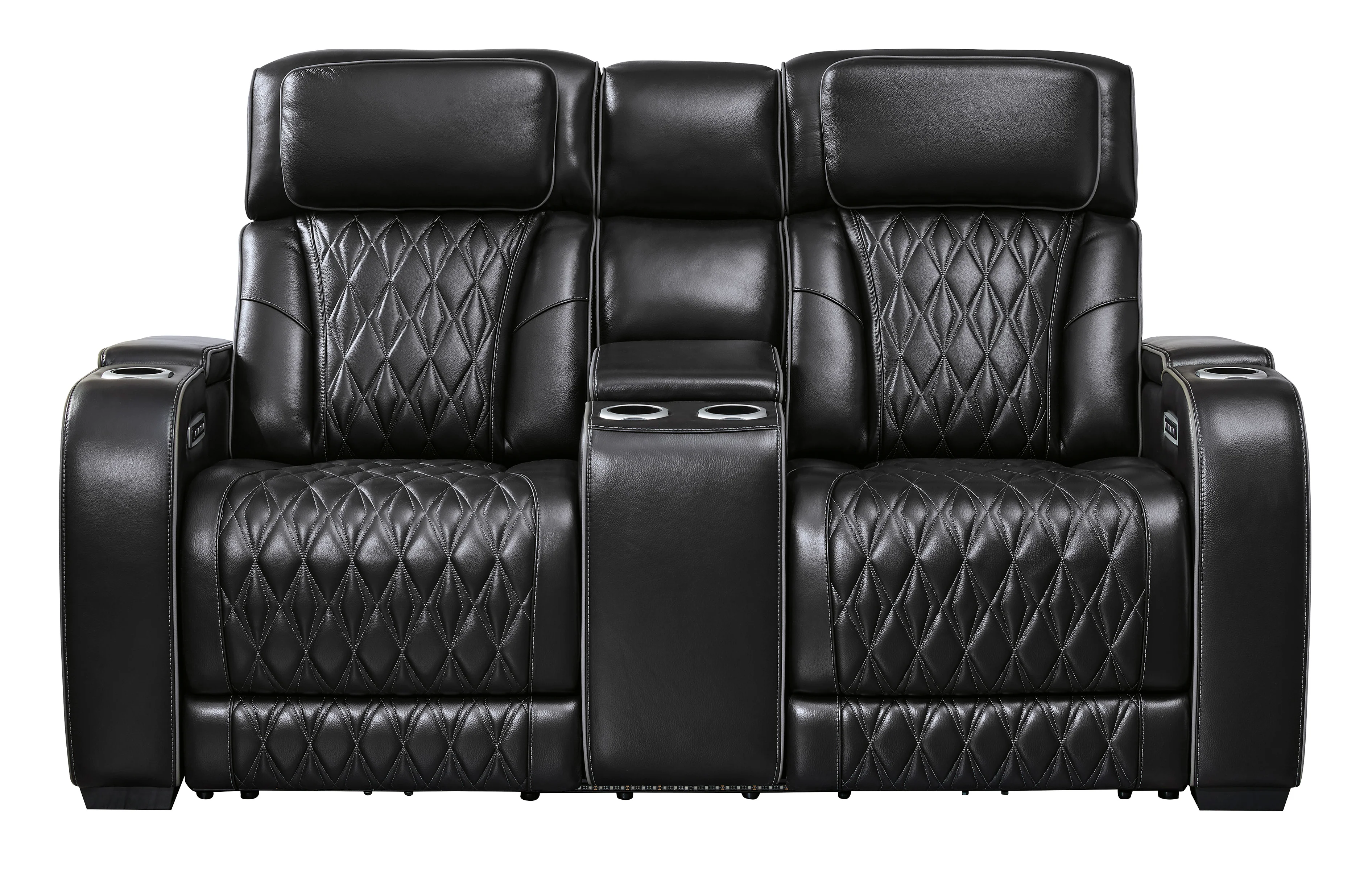 Boyington Power Reclining Console Loveseat with Adjustable Headrest - Image 16
