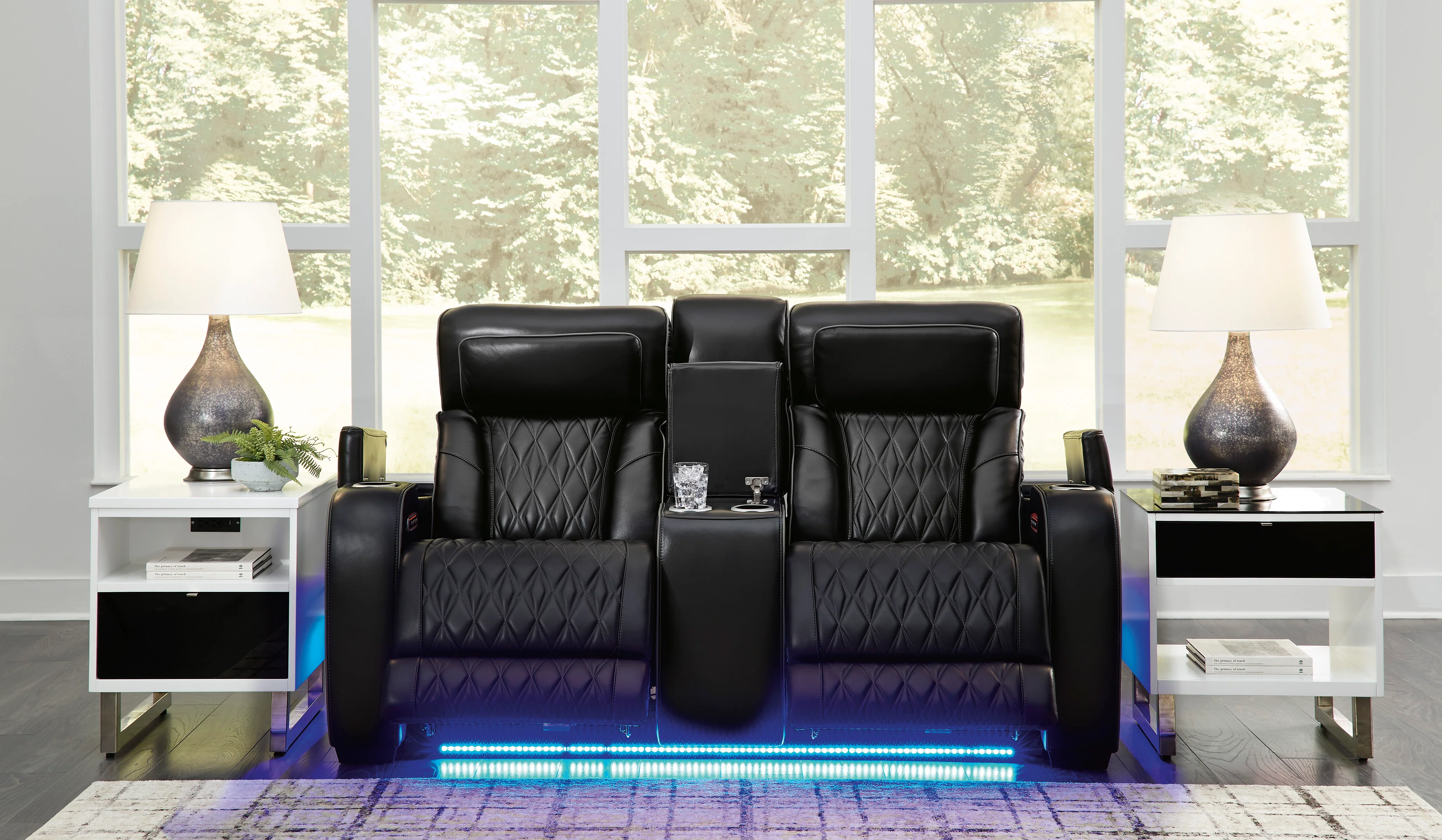 Boyington Power Reclining Console Loveseat with Adjustable Headrest - Image 17
