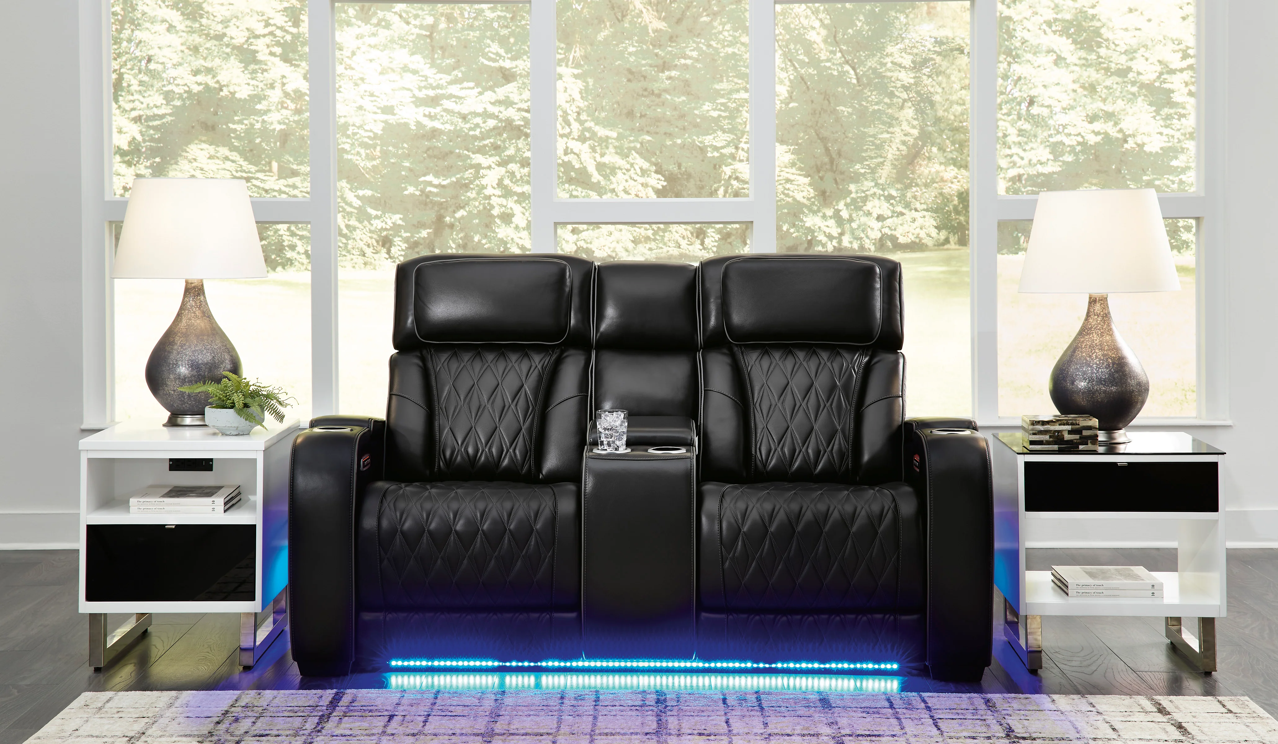 Boyington Power Reclining Console Loveseat with Adjustable Headrest - Image 18