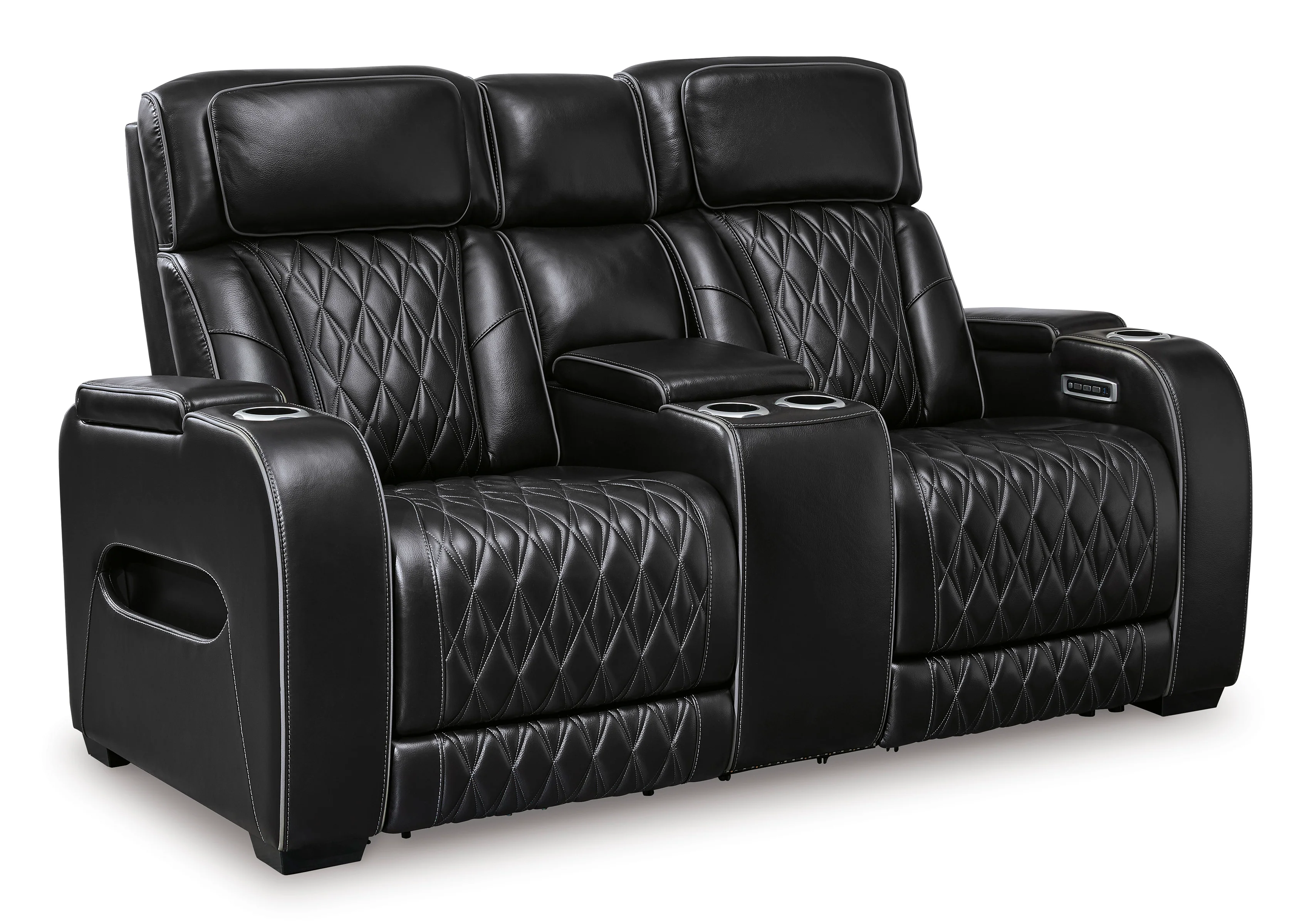 Boyington Power Reclining Console Loveseat with Adjustable Headrest - Image 19