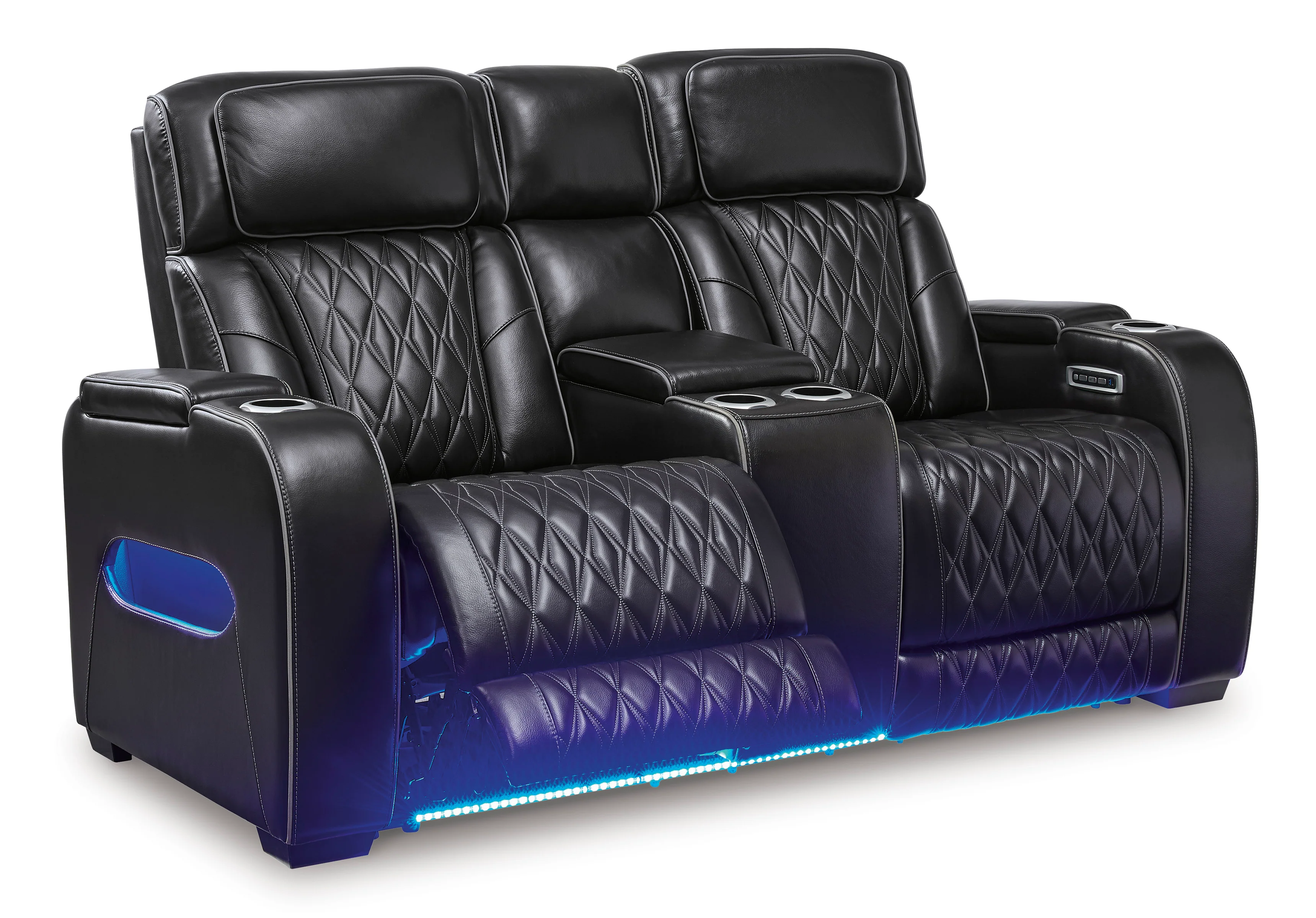 Boyington Power Reclining Console Loveseat with Adjustable Headrest - Image 20