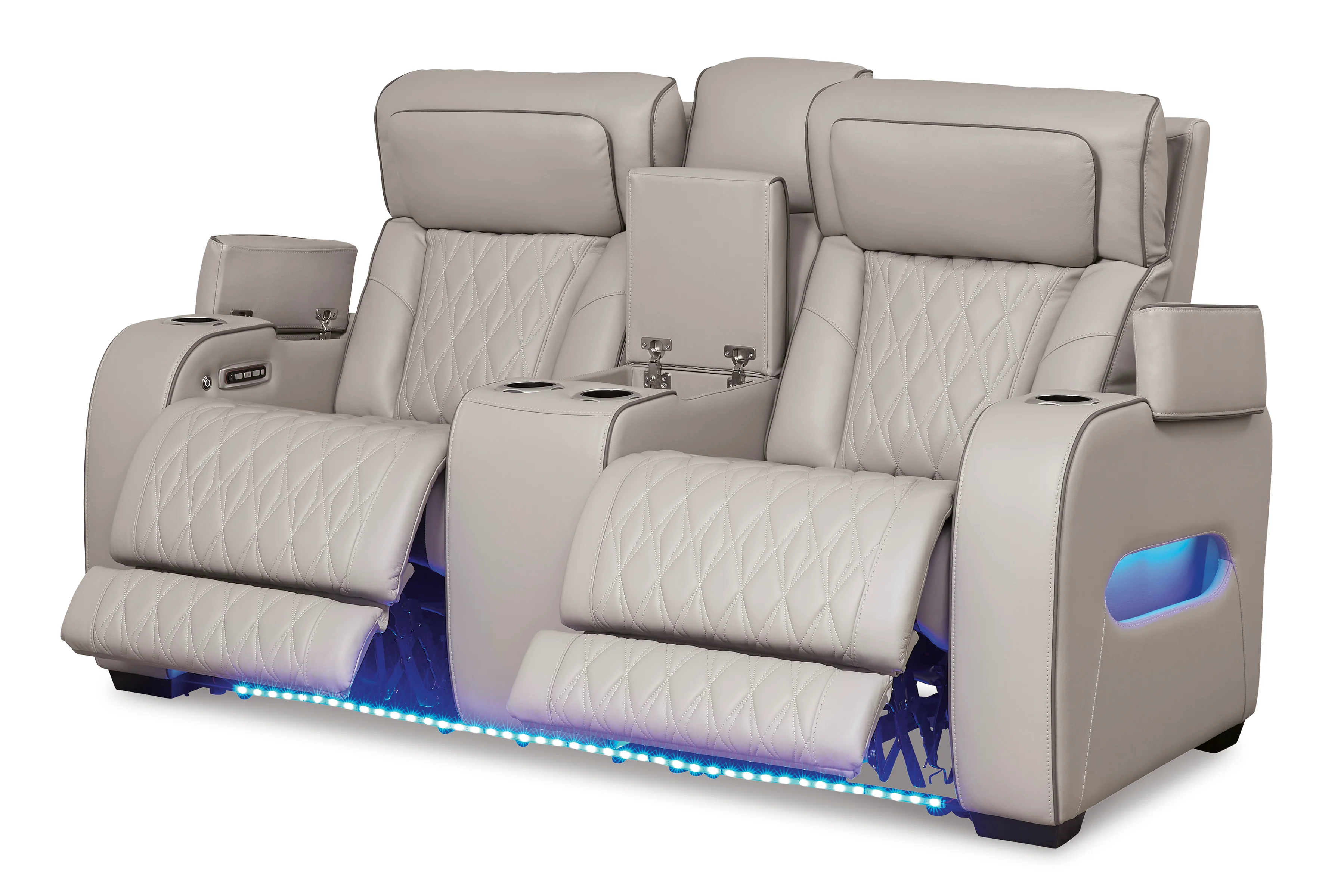Boyington Power Reclining Console Loveseat with Adjustable Headrest - Image 5