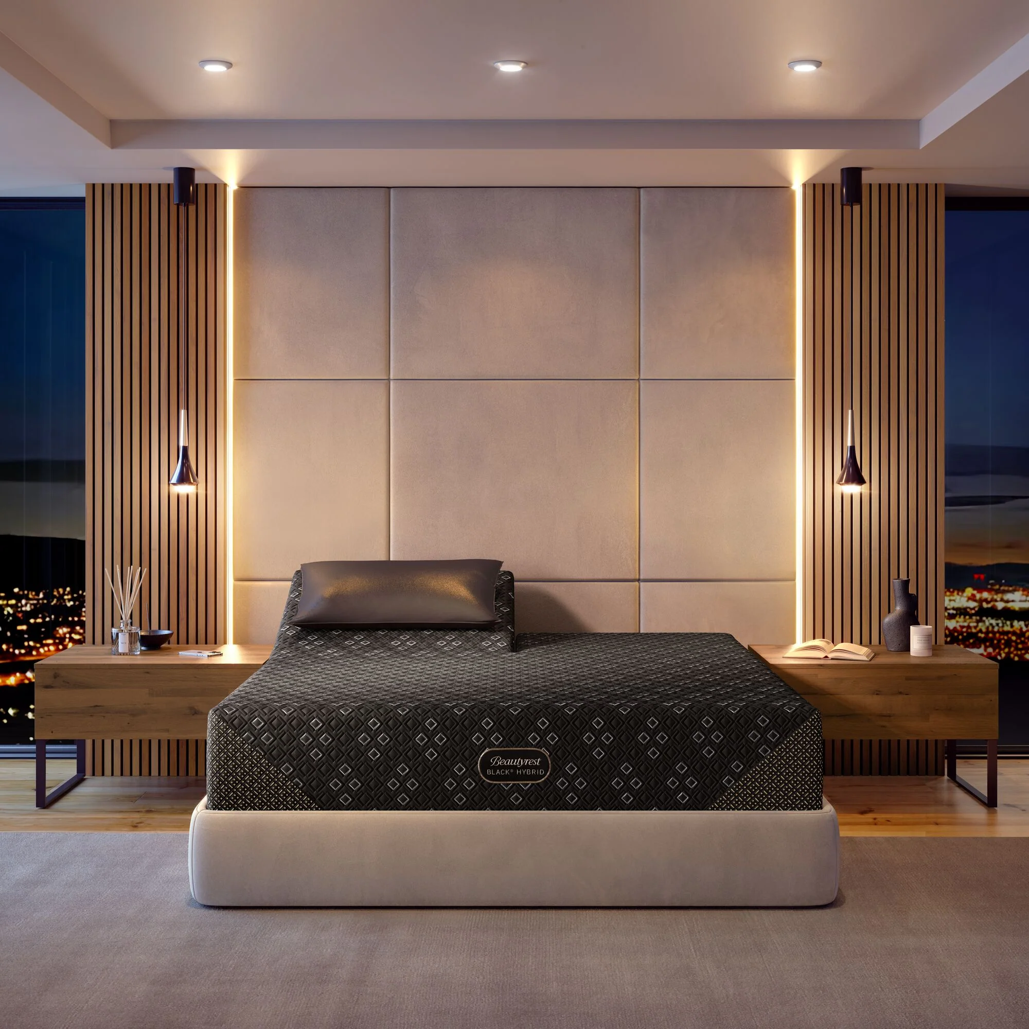 Beautyrest Black Series 3 XCS Medium Mattress and X4 Adjustable Base with Independent Sleep Technology - Image 9