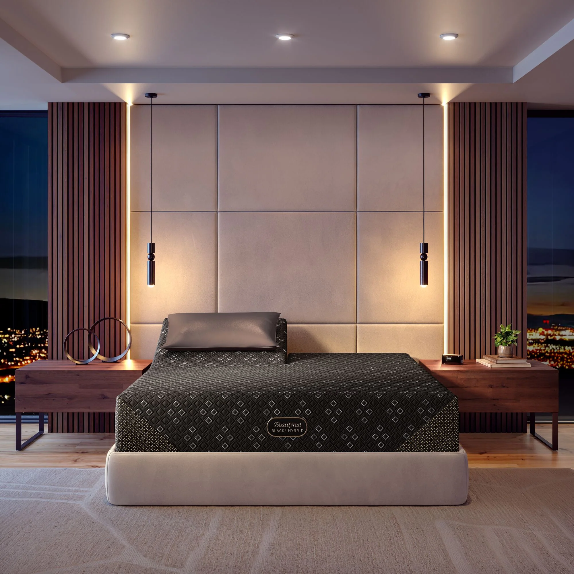 Beautyrest Black Series 3 XCS Medium Mattress and X4 Adjustable Base with Independent Sleep Technology - Image 7