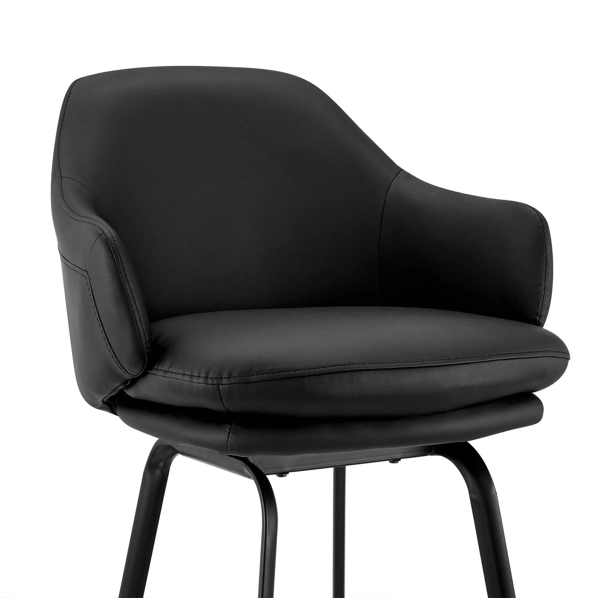 Brigden Black Swivel 26" Counter Stool - Image 6