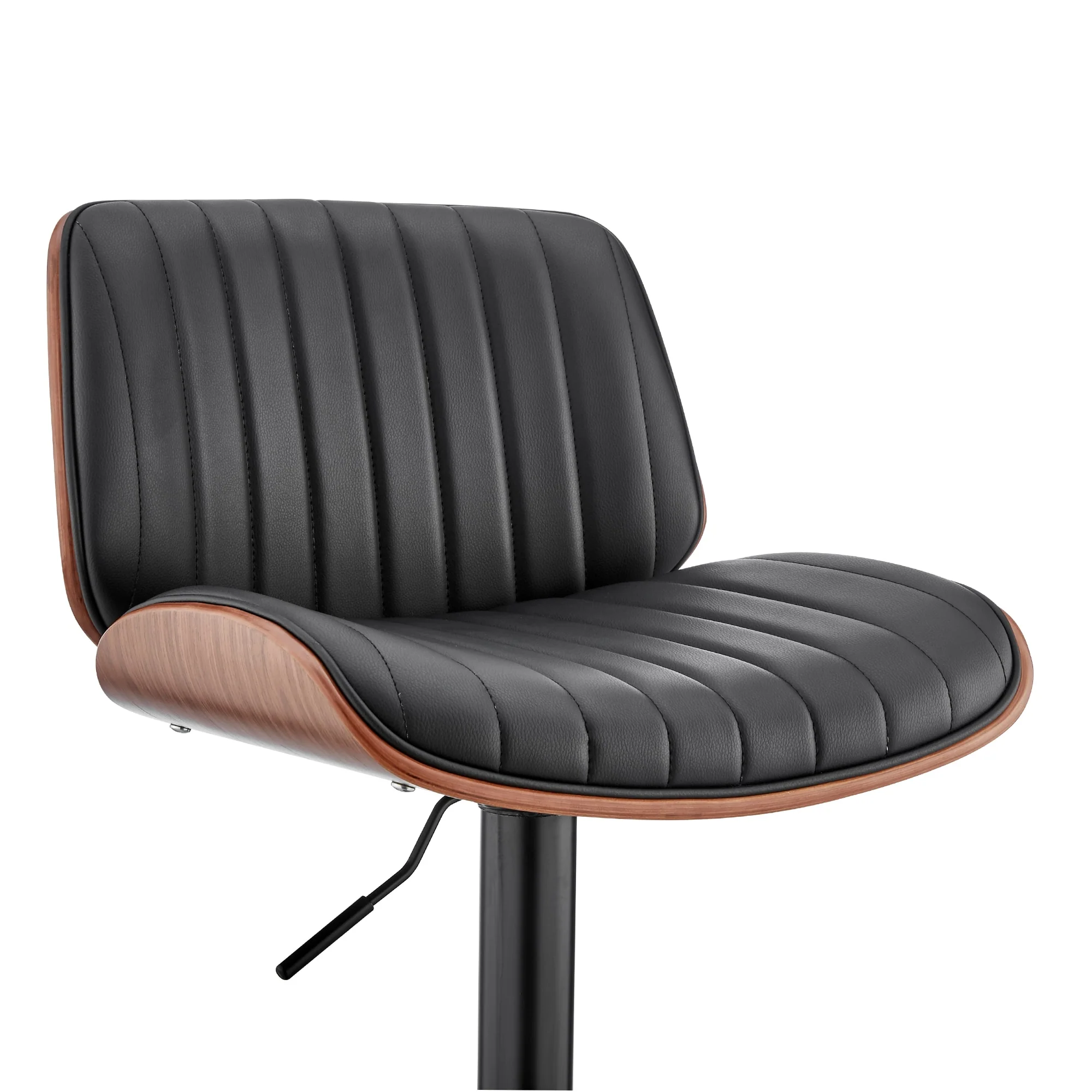Brock Adjustable Black Bar Stool - Image 5