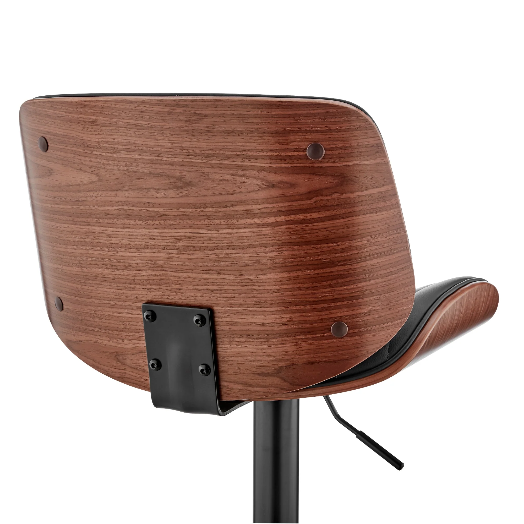 Brock Adjustable Black Bar Stool - Image 6