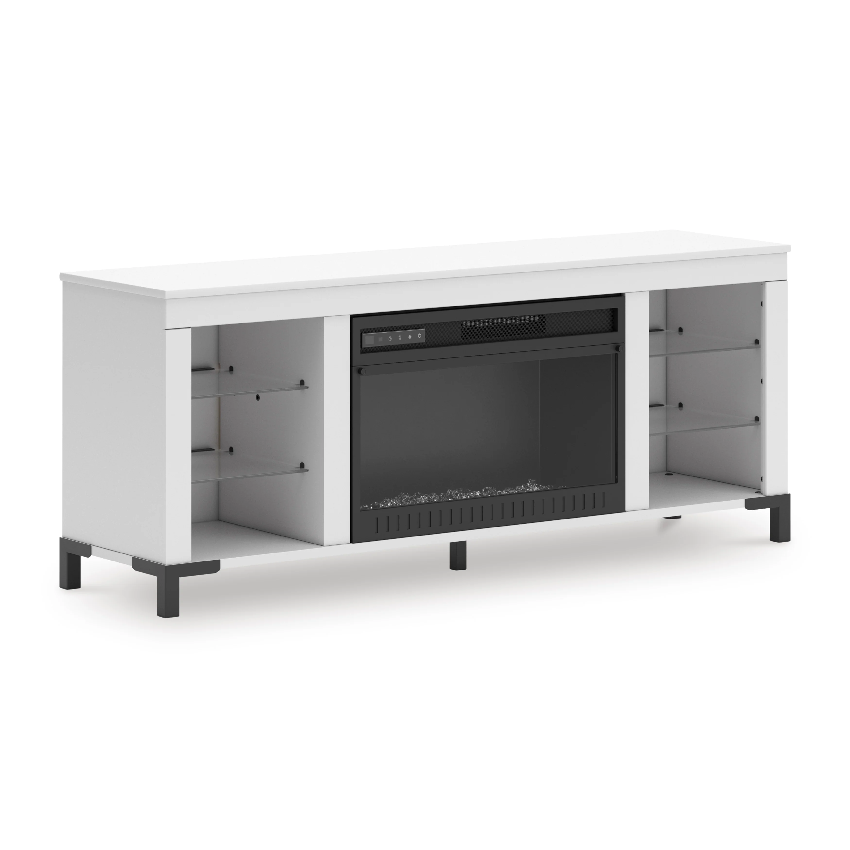 Brollevi TV Stand with Fireplace - Image 3