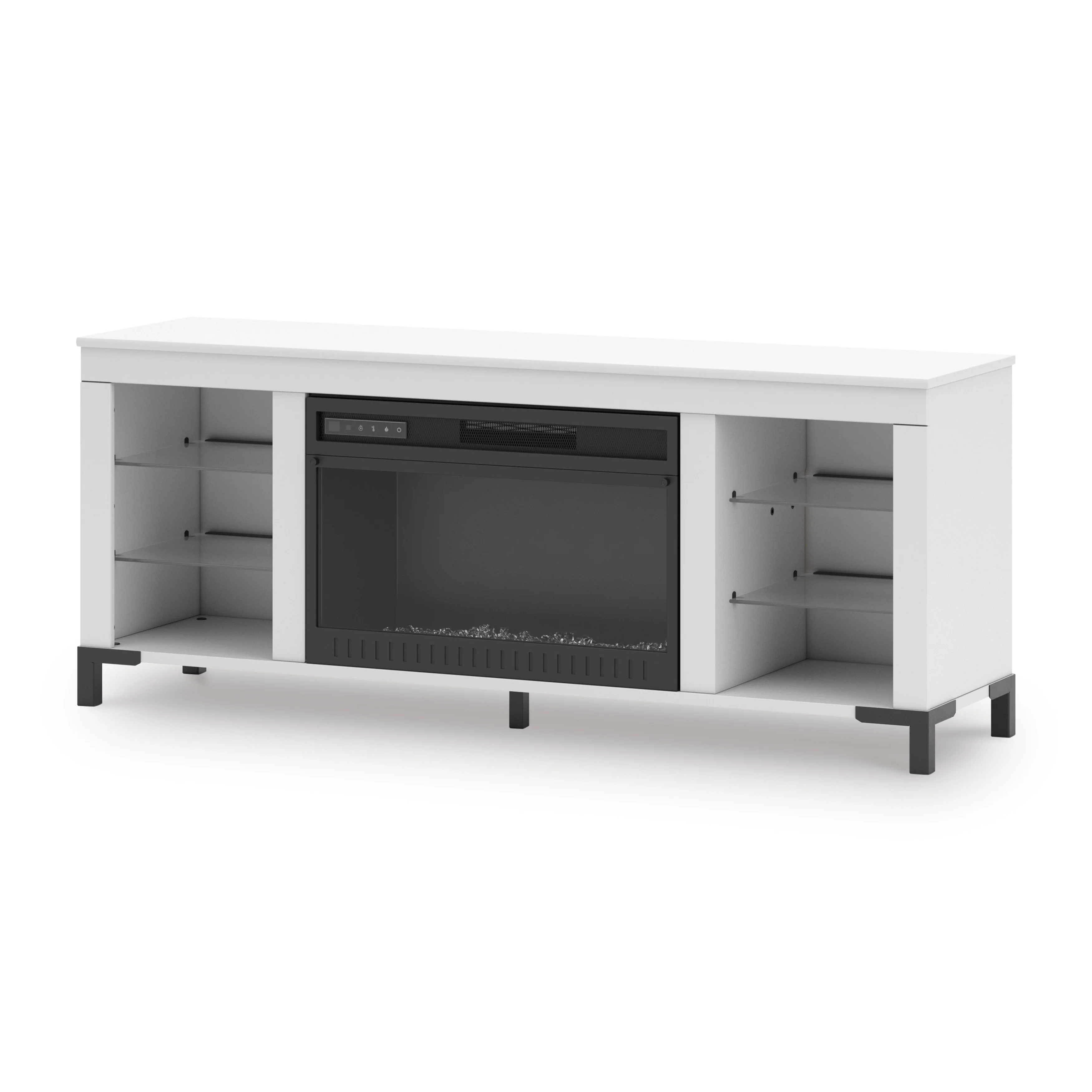 Brollevi TV Stand with Fireplace - Image 4
