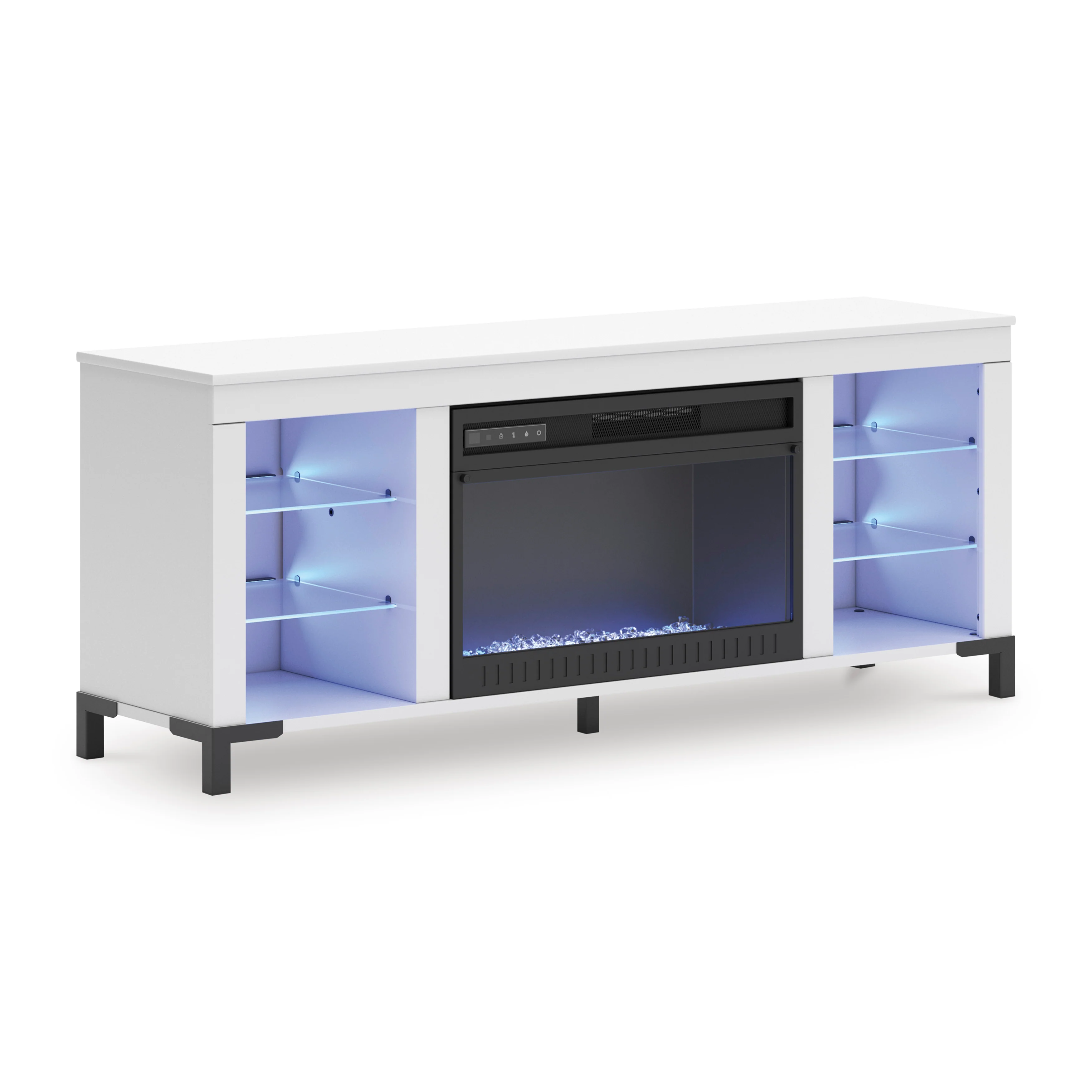 Brollevi TV Stand with Fireplace - Image 9