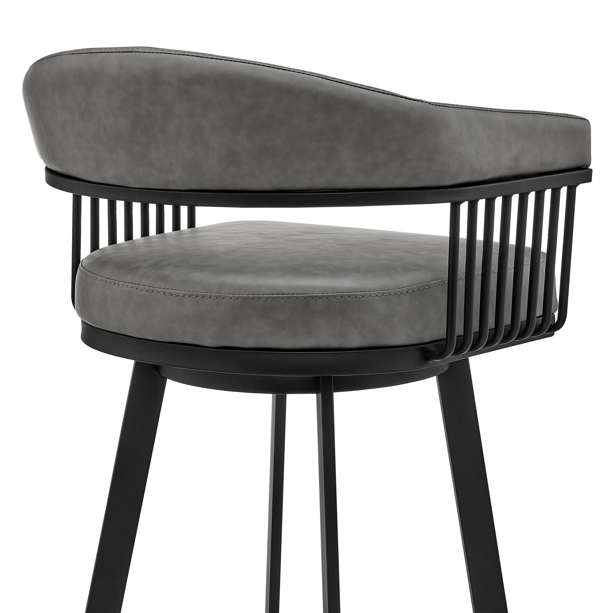 Bronson 25" Counter Height Swivel Bar Stool - Image 7