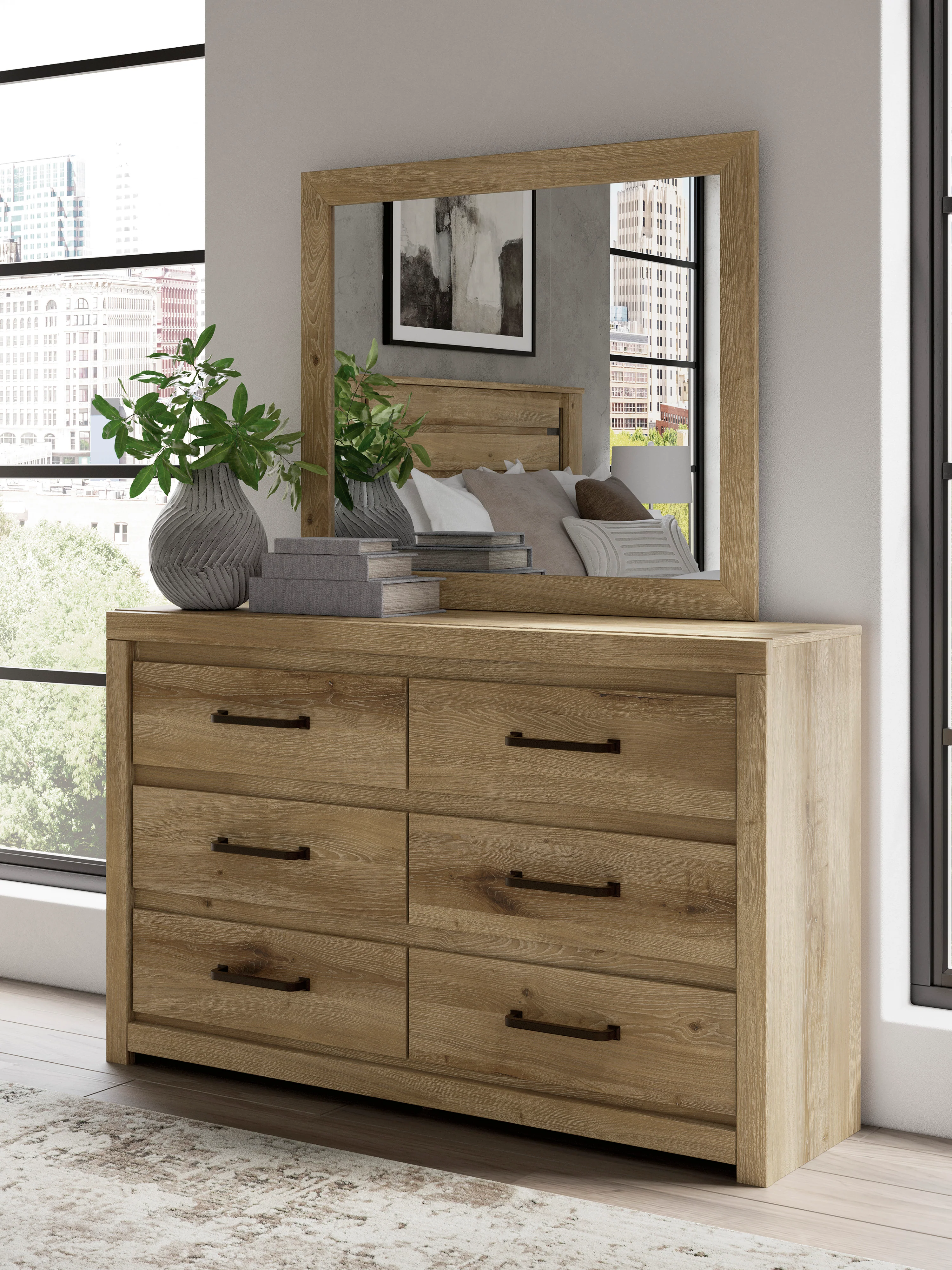 Brozmont Dresser and Mirror - Image 2