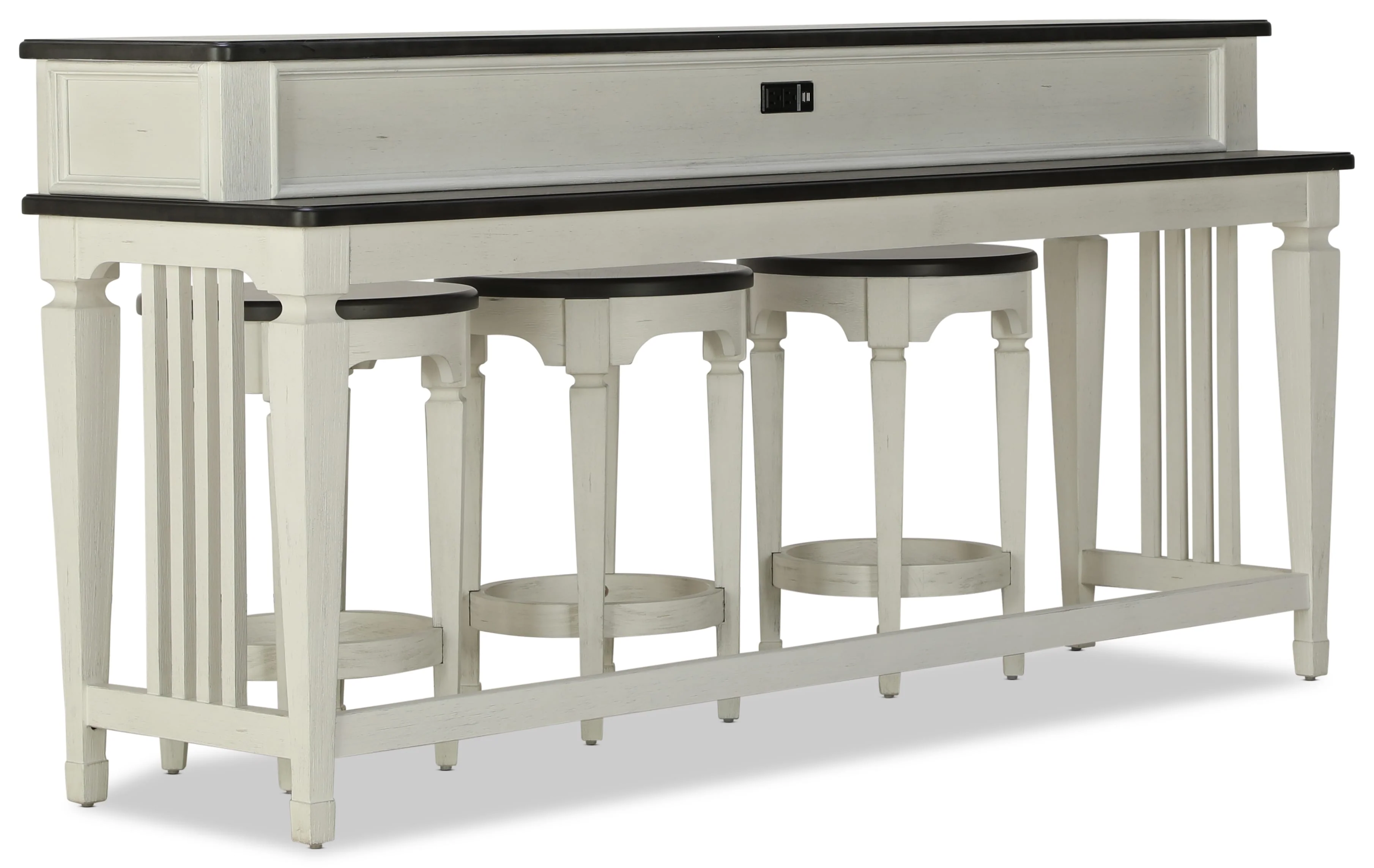 Caden Sofa Table and 3 Stools - Image 3