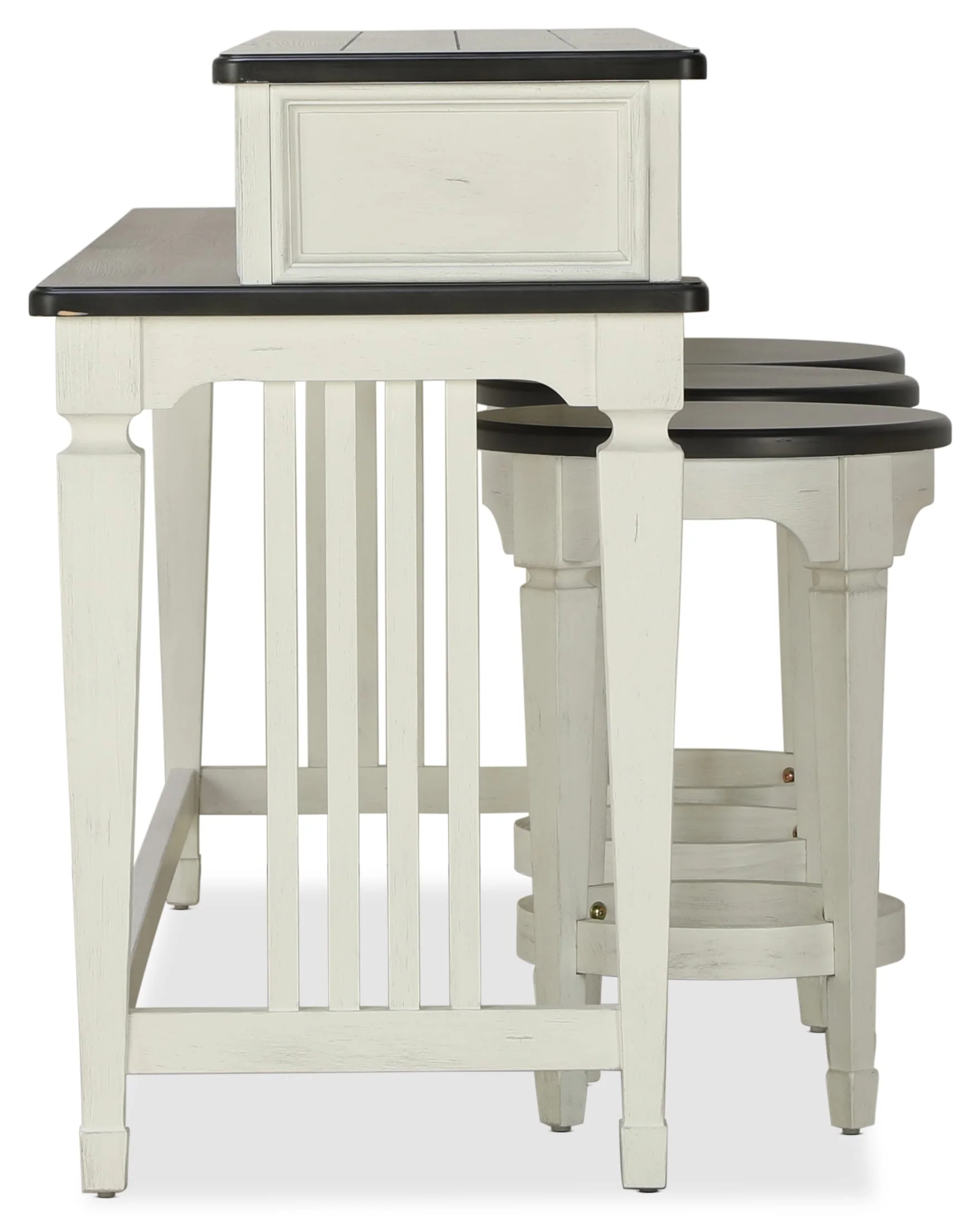Caden Sofa Table and 3 Stools - Image 5