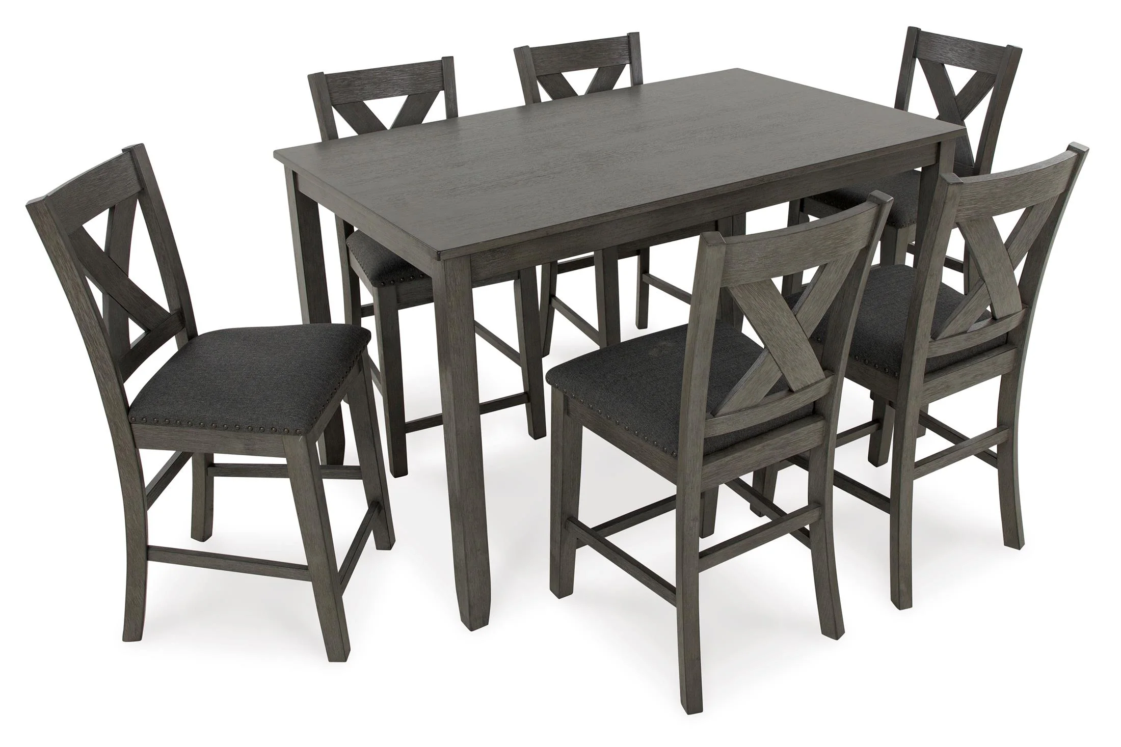 Caitbrook Counter Height Dining Table and Bar Stools (Set of 7) - Image 2