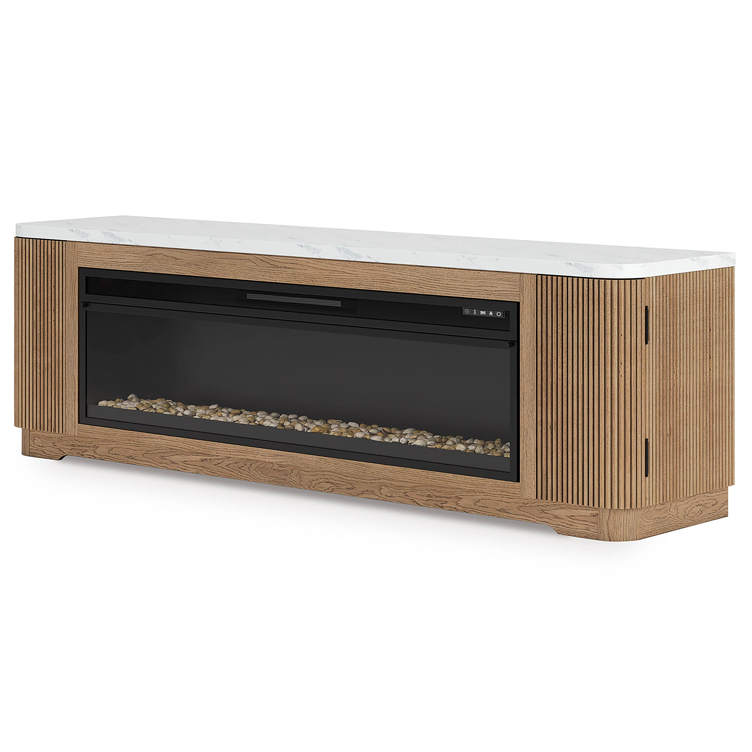 Camdill 80" TV Stand with Electric Fireplace - Image 8