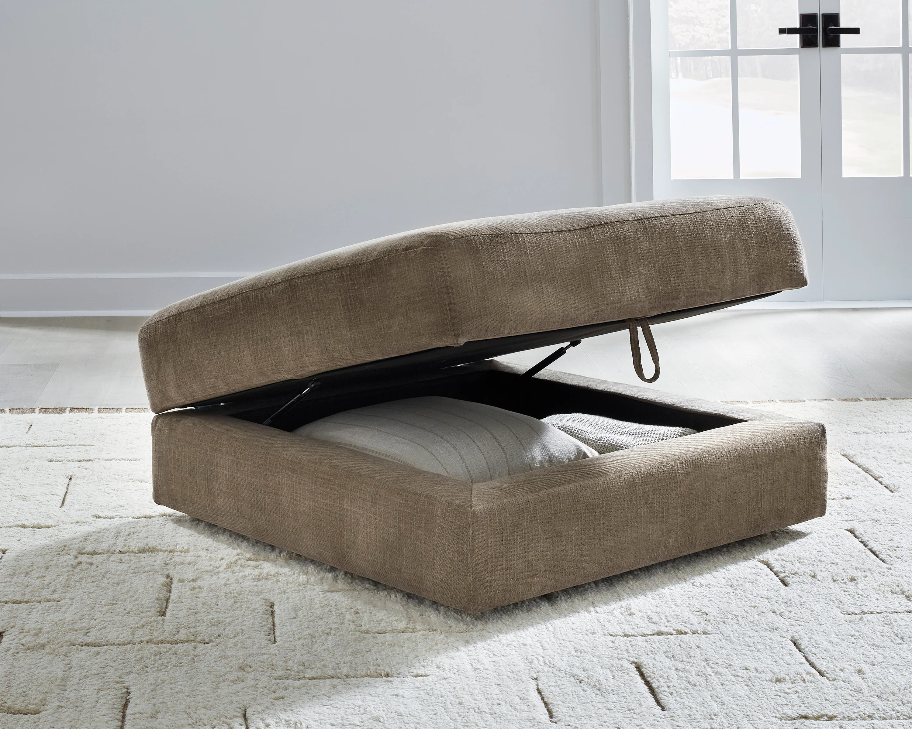 Camellia-Court Ottoman With Storage - Image 5