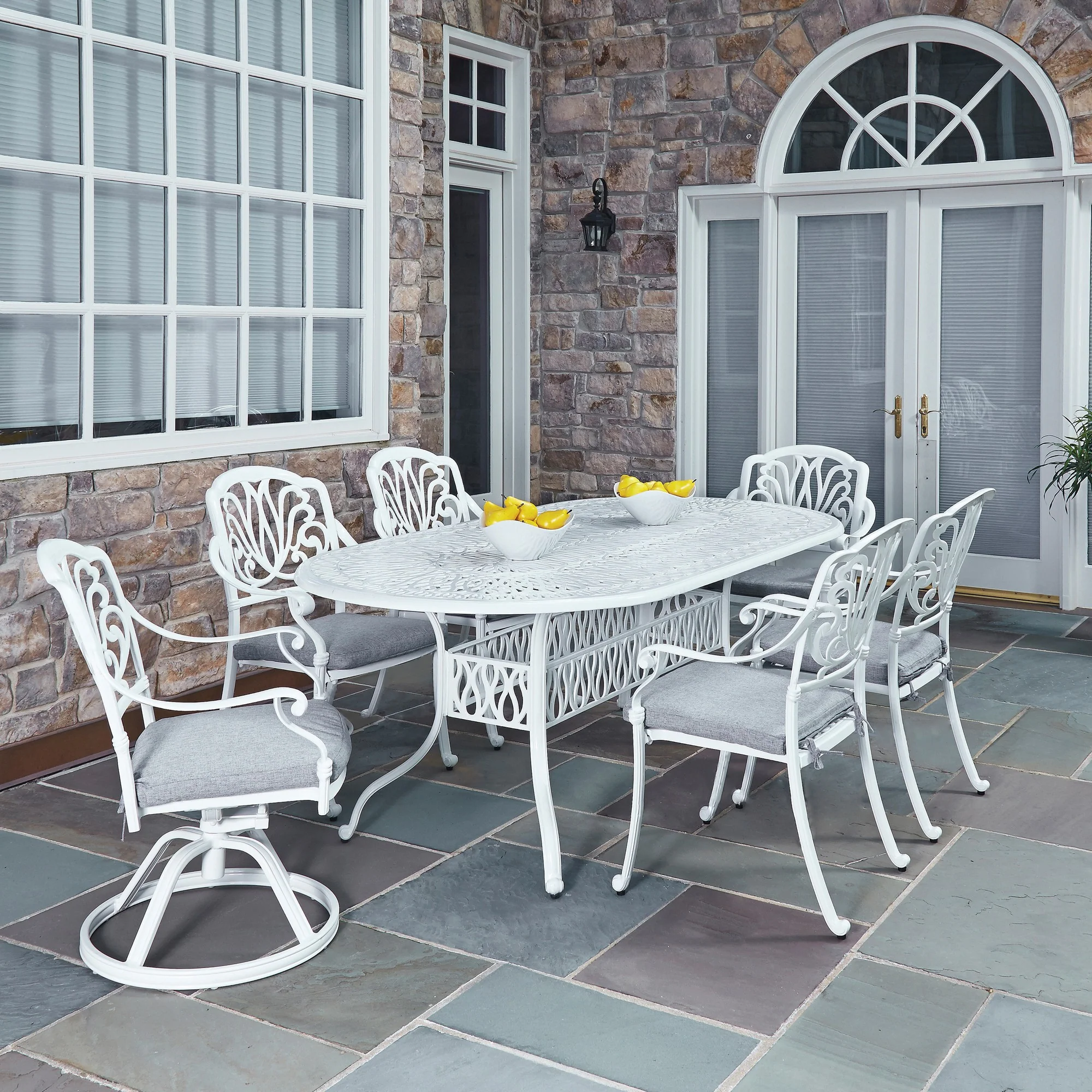 Capri Outdoor Swivel Rocking Chair - Image 2