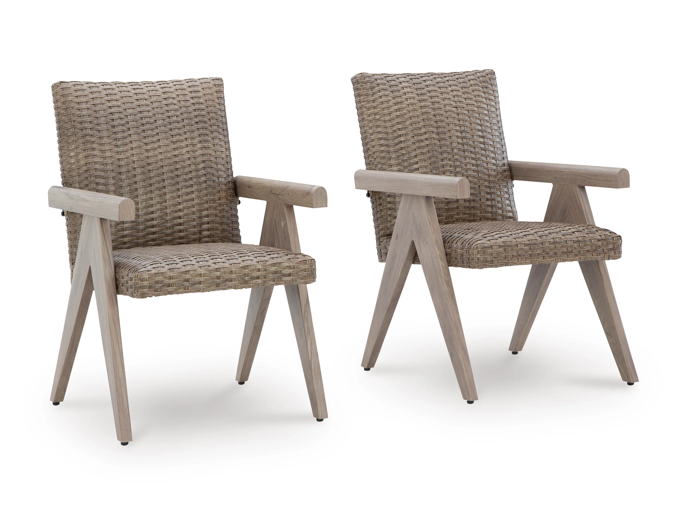 Ashley Carisbo Outdoor Patio Arm Chair (Set of 2)