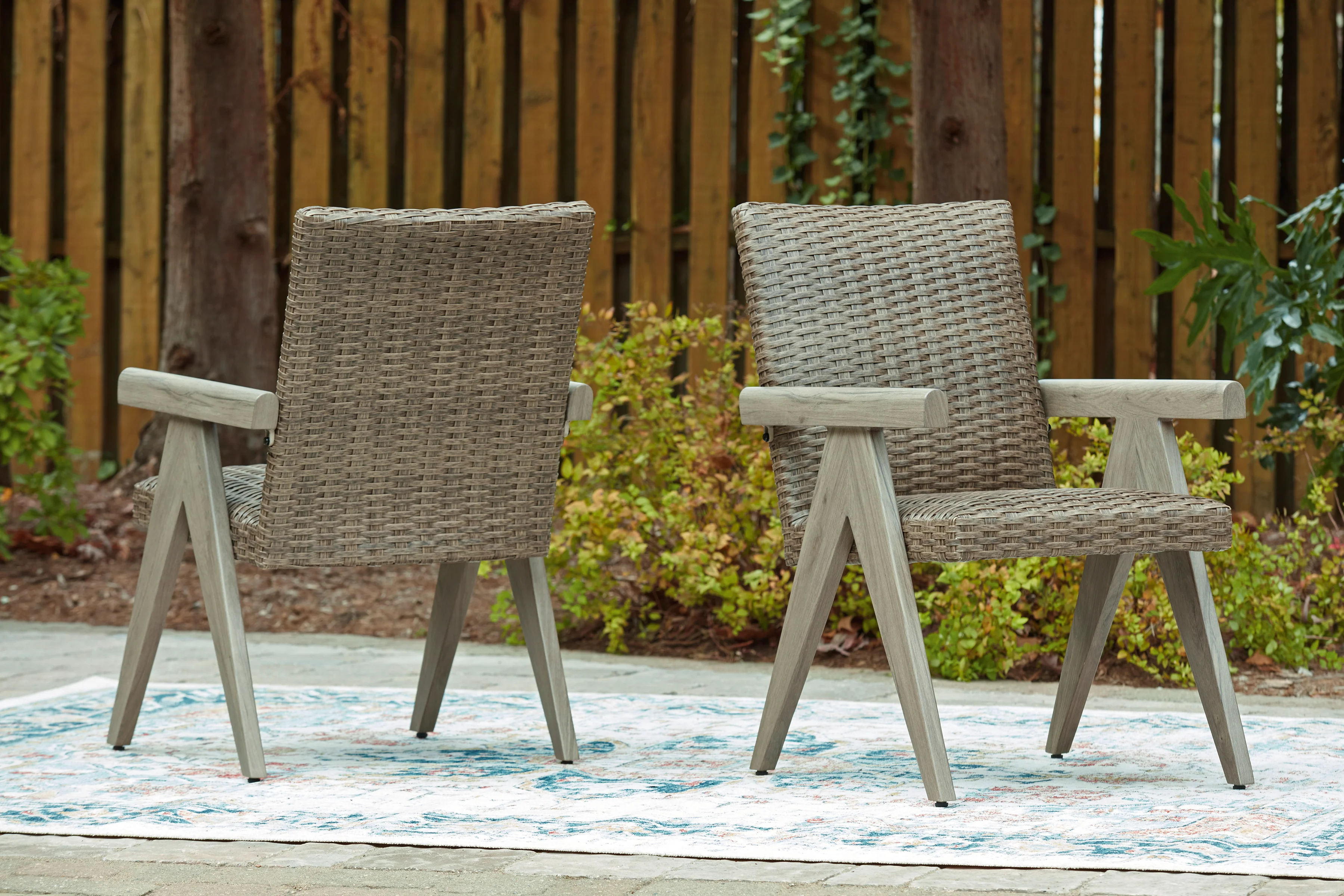 Ashley Carisbo Outdoor Patio Arm Chair (Set of 2) - Image 2