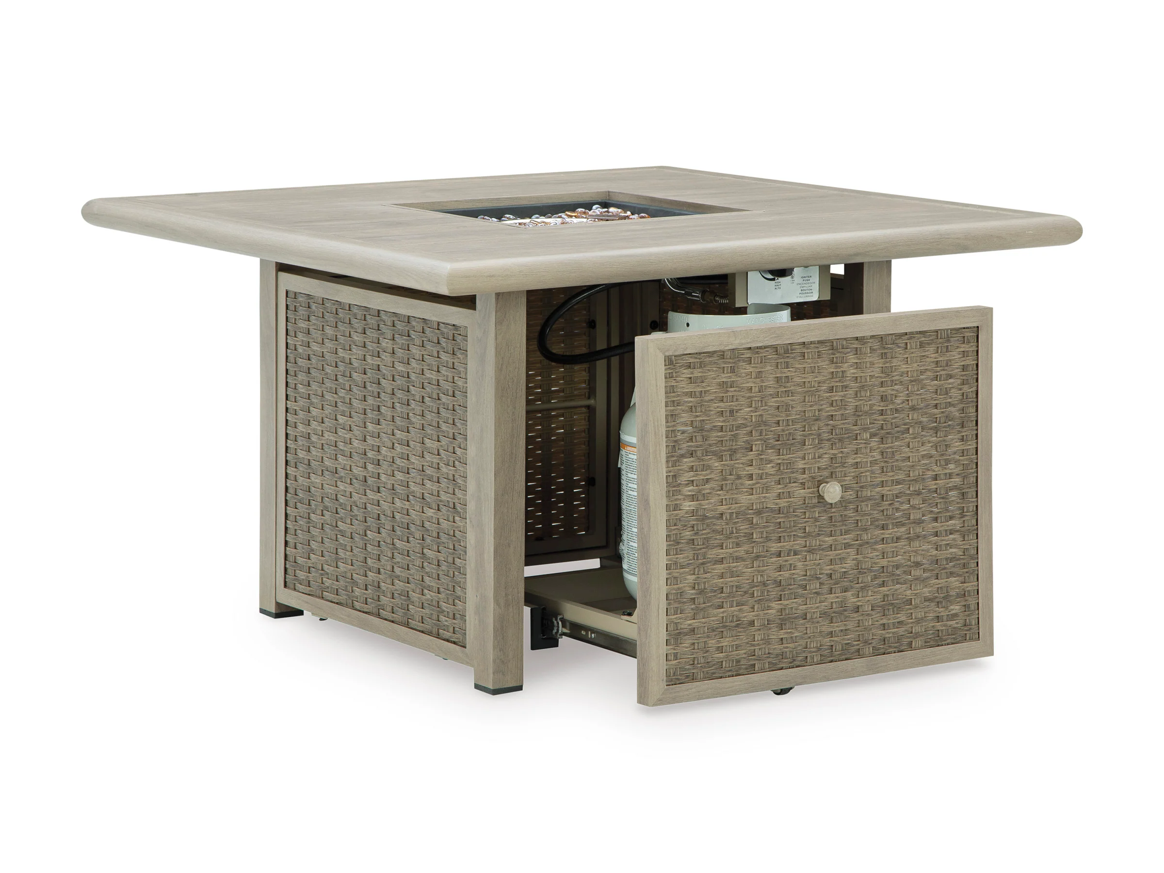 Carisbo Square Fire Pit Table - Image 7