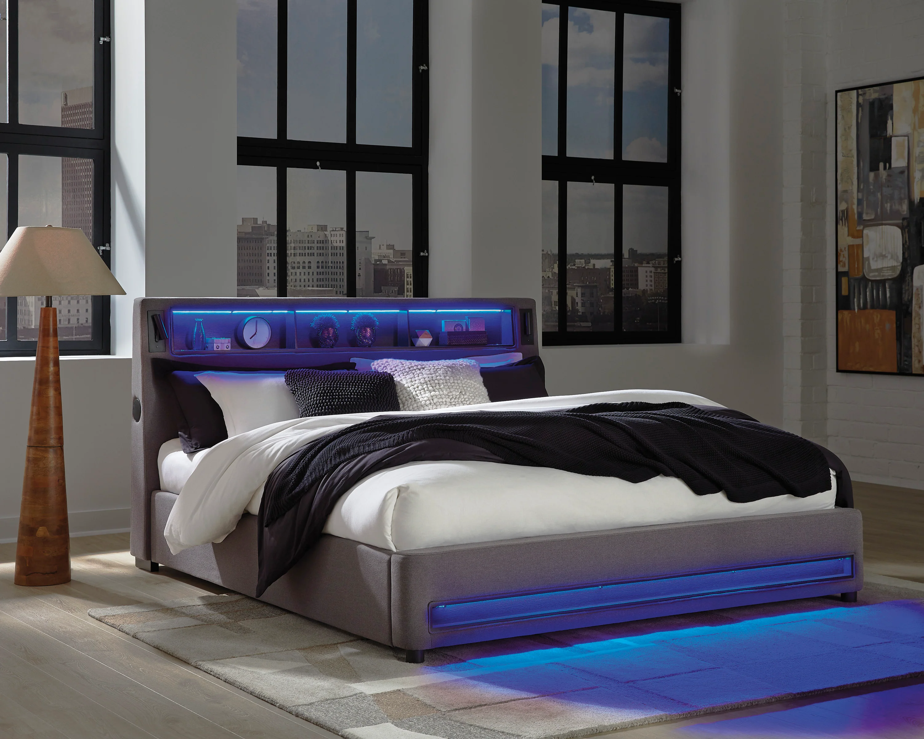 Cayberry Upholstered Bed - Image 6