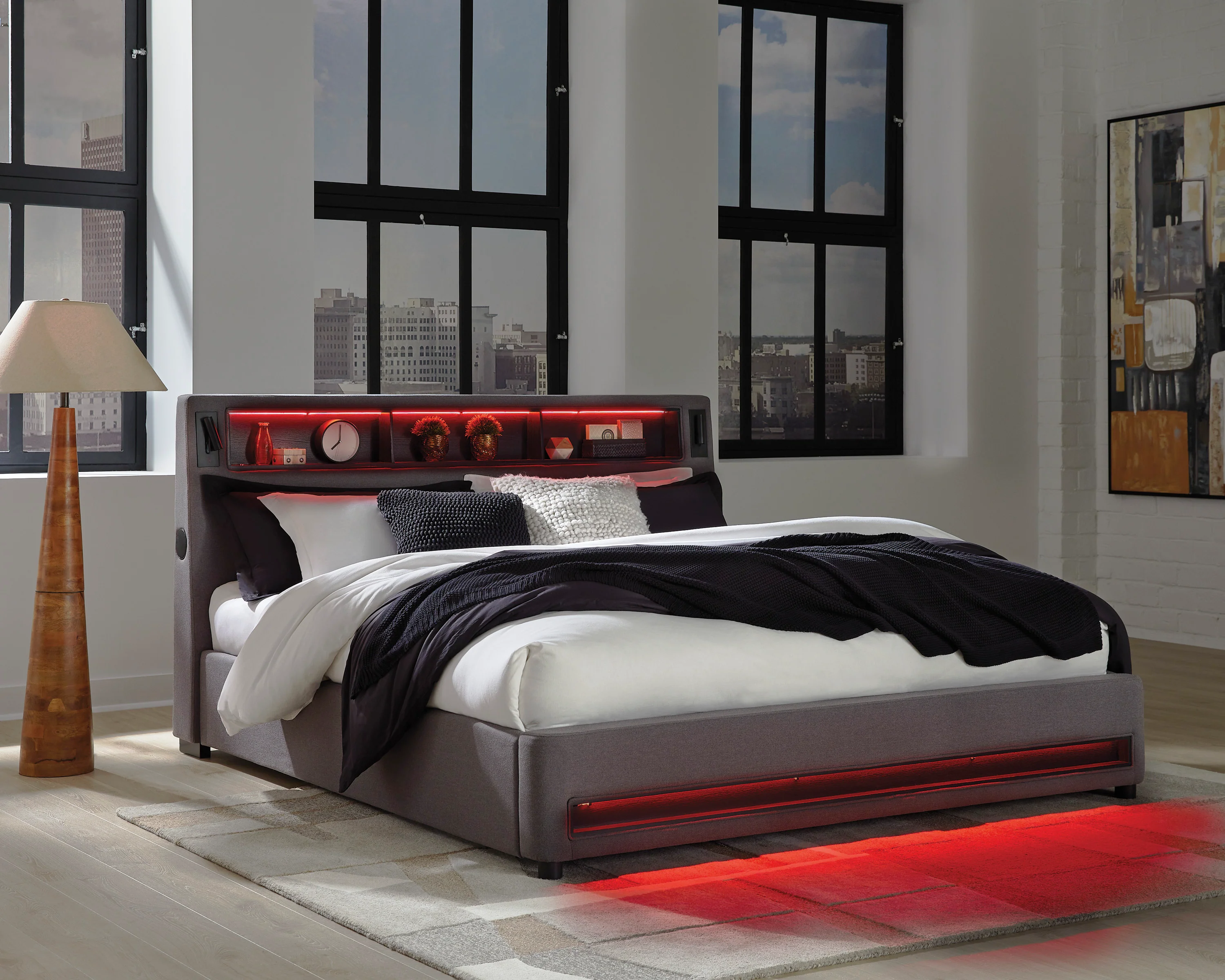 Cayberry Upholstered Bed - Image 9