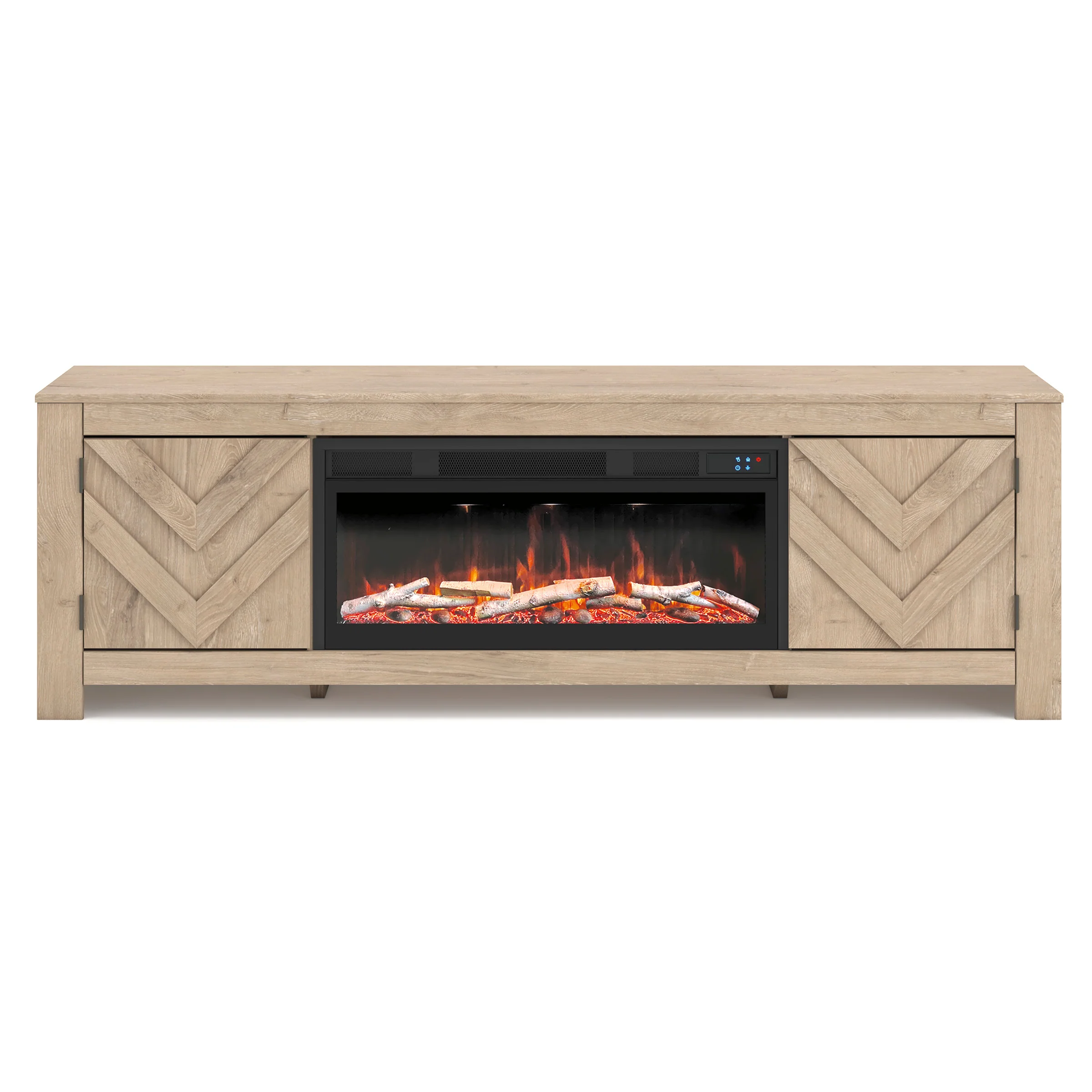 Cayboni Large TV Stand with Fireplace Option - Image 4