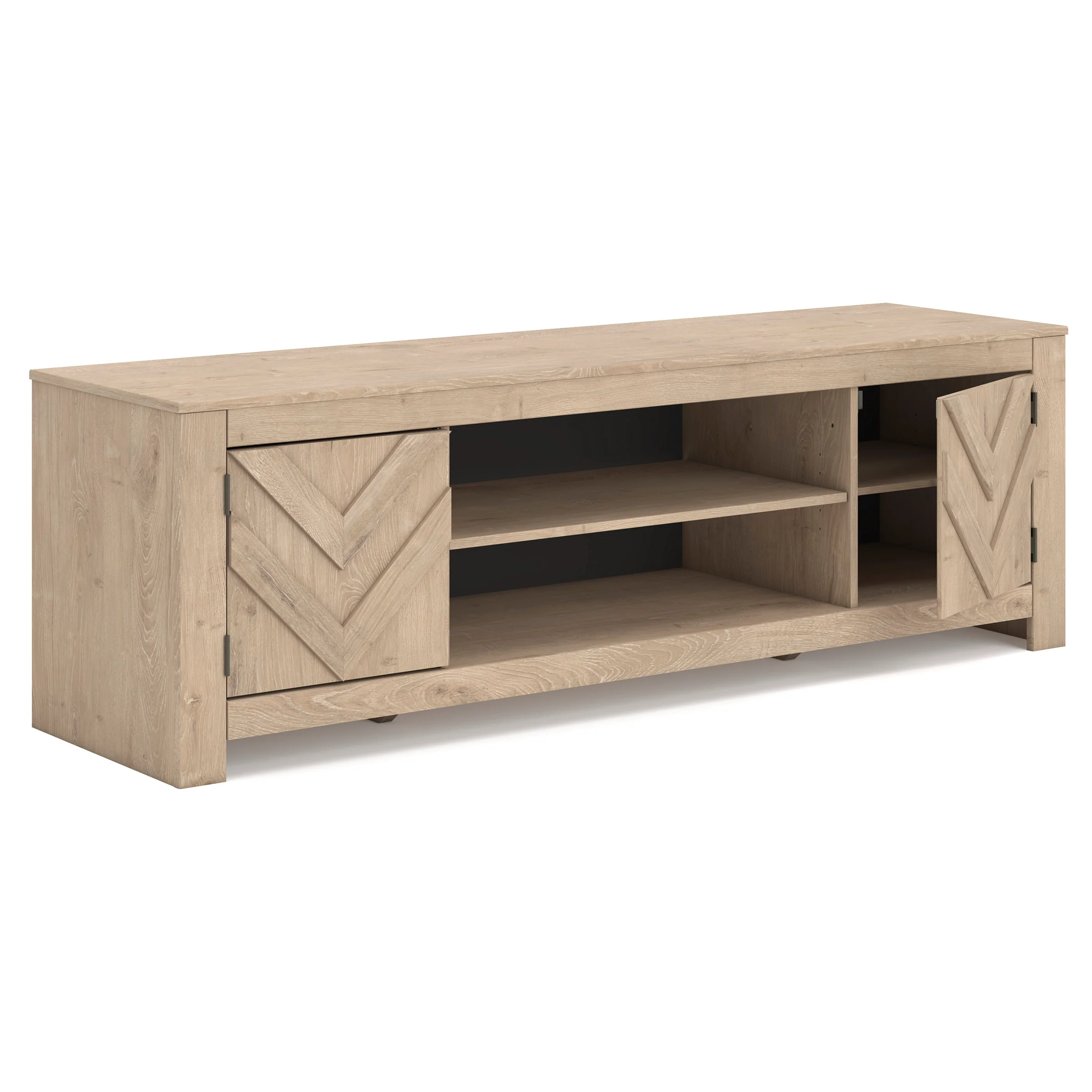 Cayboni Large TV Stand with Fireplace Option - Image 7