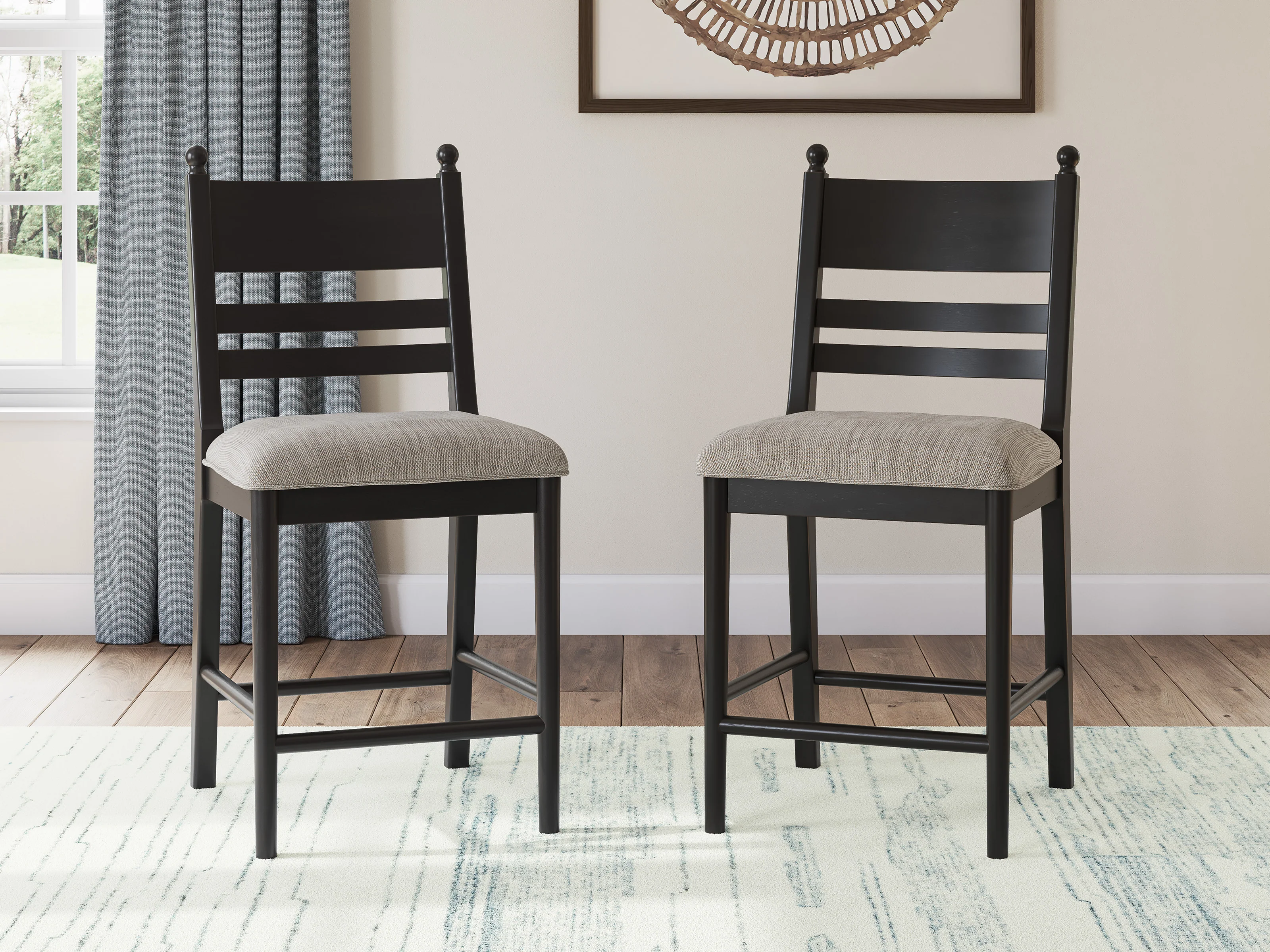 Chadworth Counter Height Upholstered Barstool (Set of 2) - Image 2