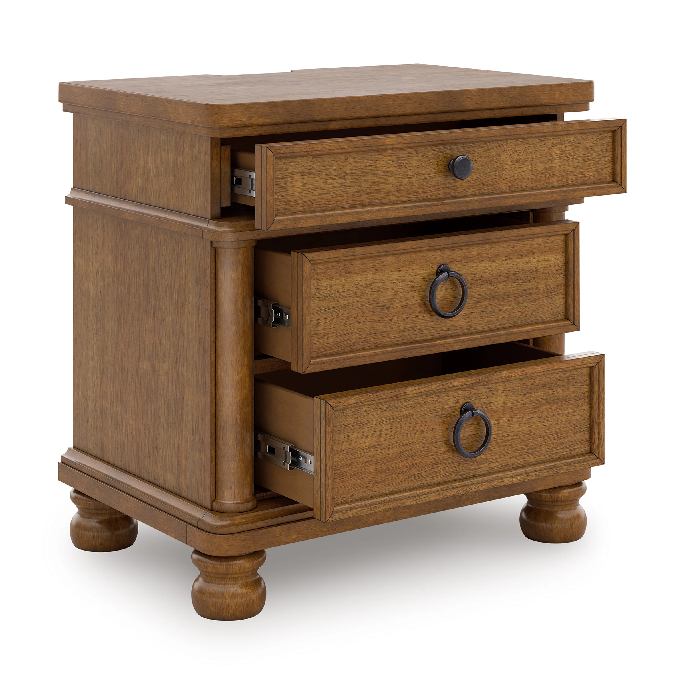 Chadworth Three Drawer Night Stand - Image 16