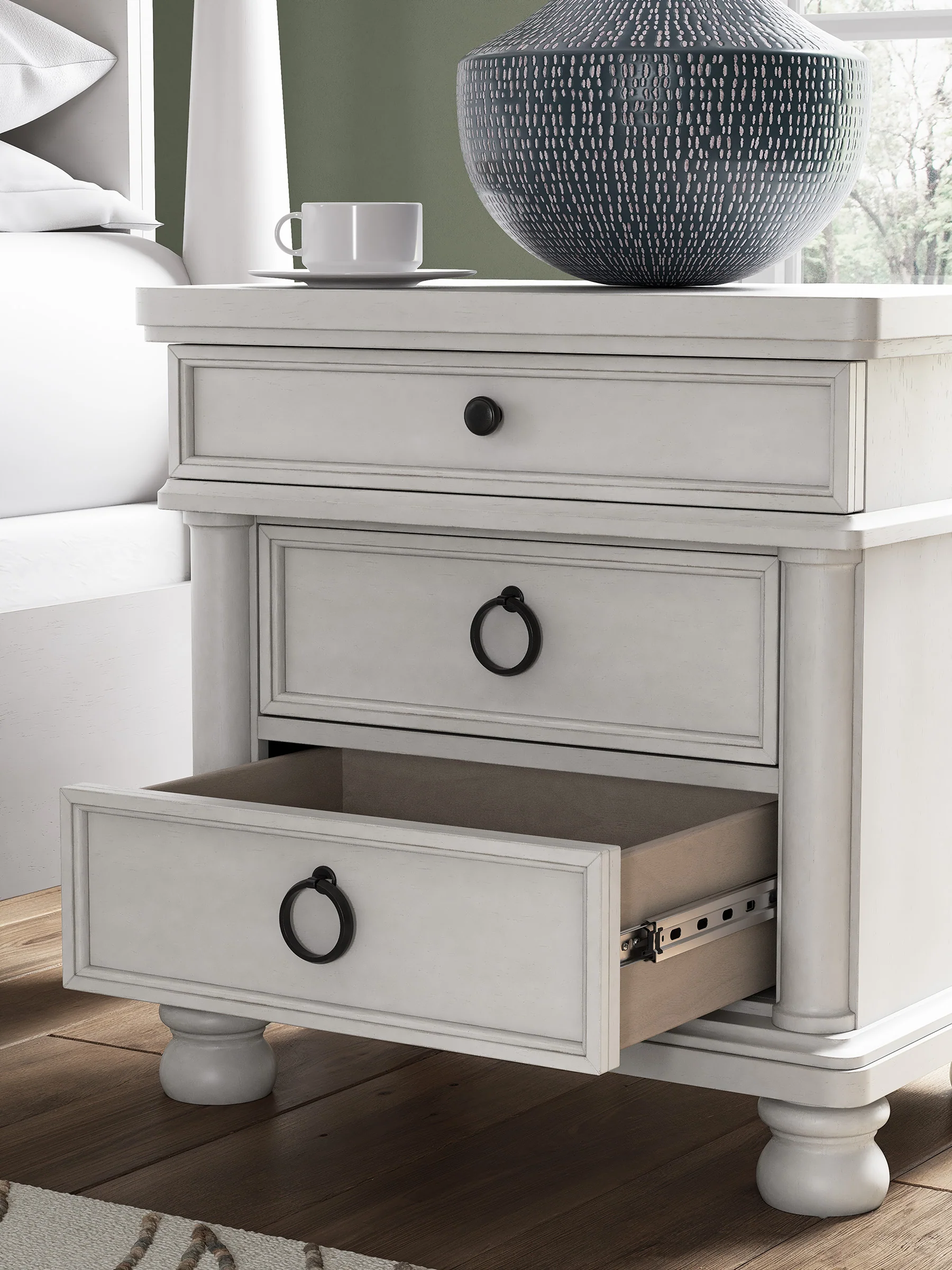 Chadworth Three Drawer Night Stand - Image 6