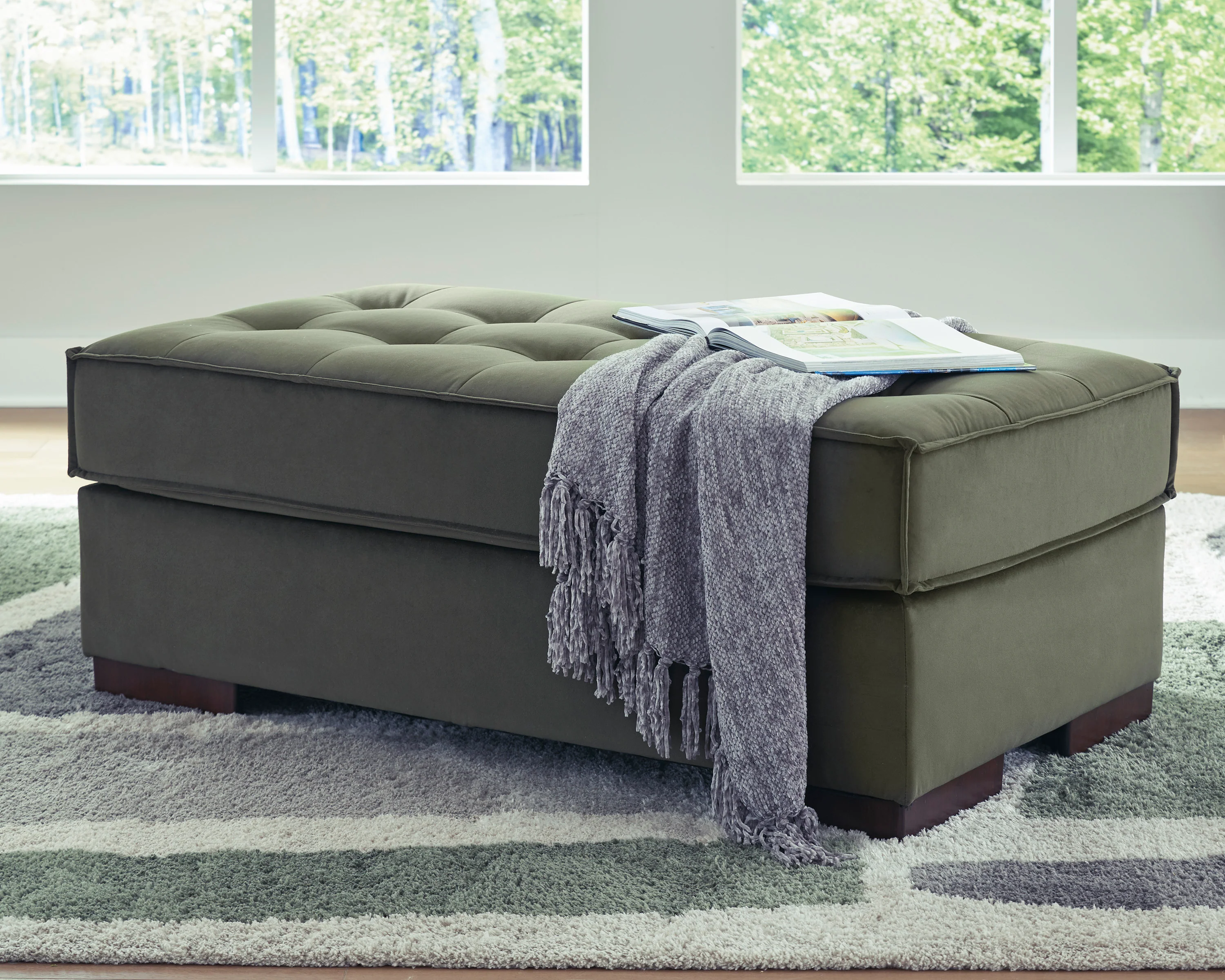 Chalcombe Oversized Accent Ottoman - Image 2
