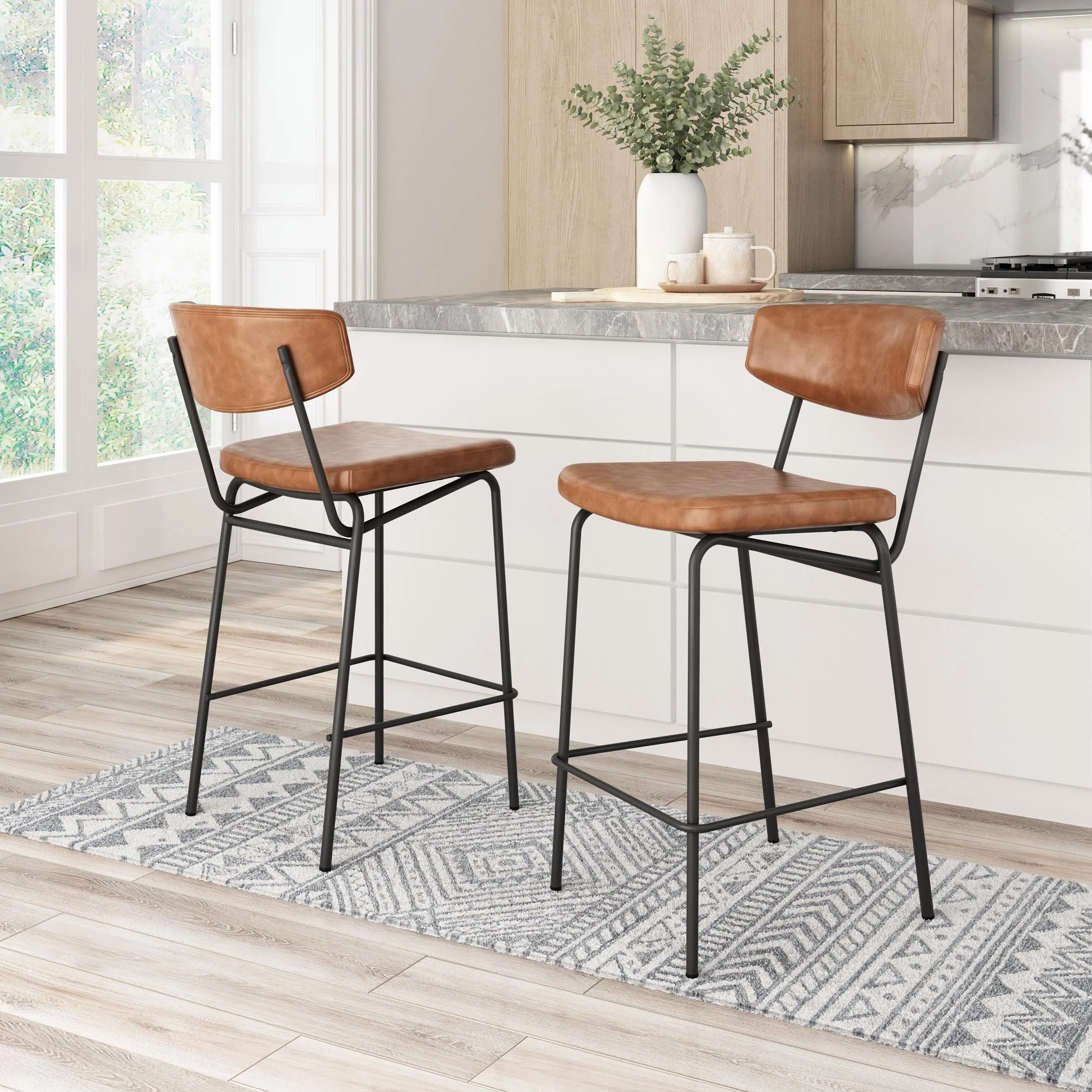 Charon Counter Stool (Set of 2) - Image 7