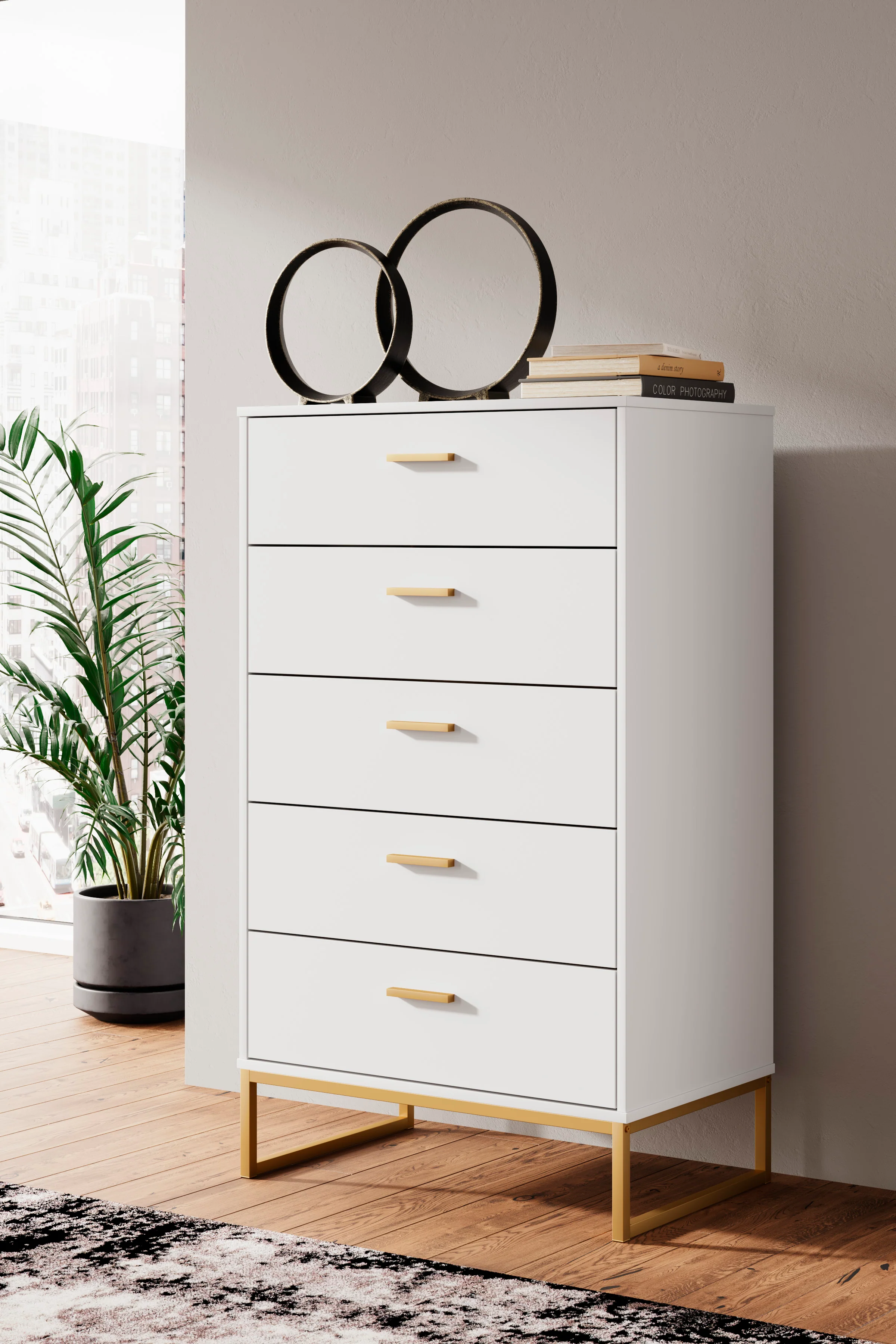 Ashley Socalle 5 Drawer Chest of Drawers - Image 10