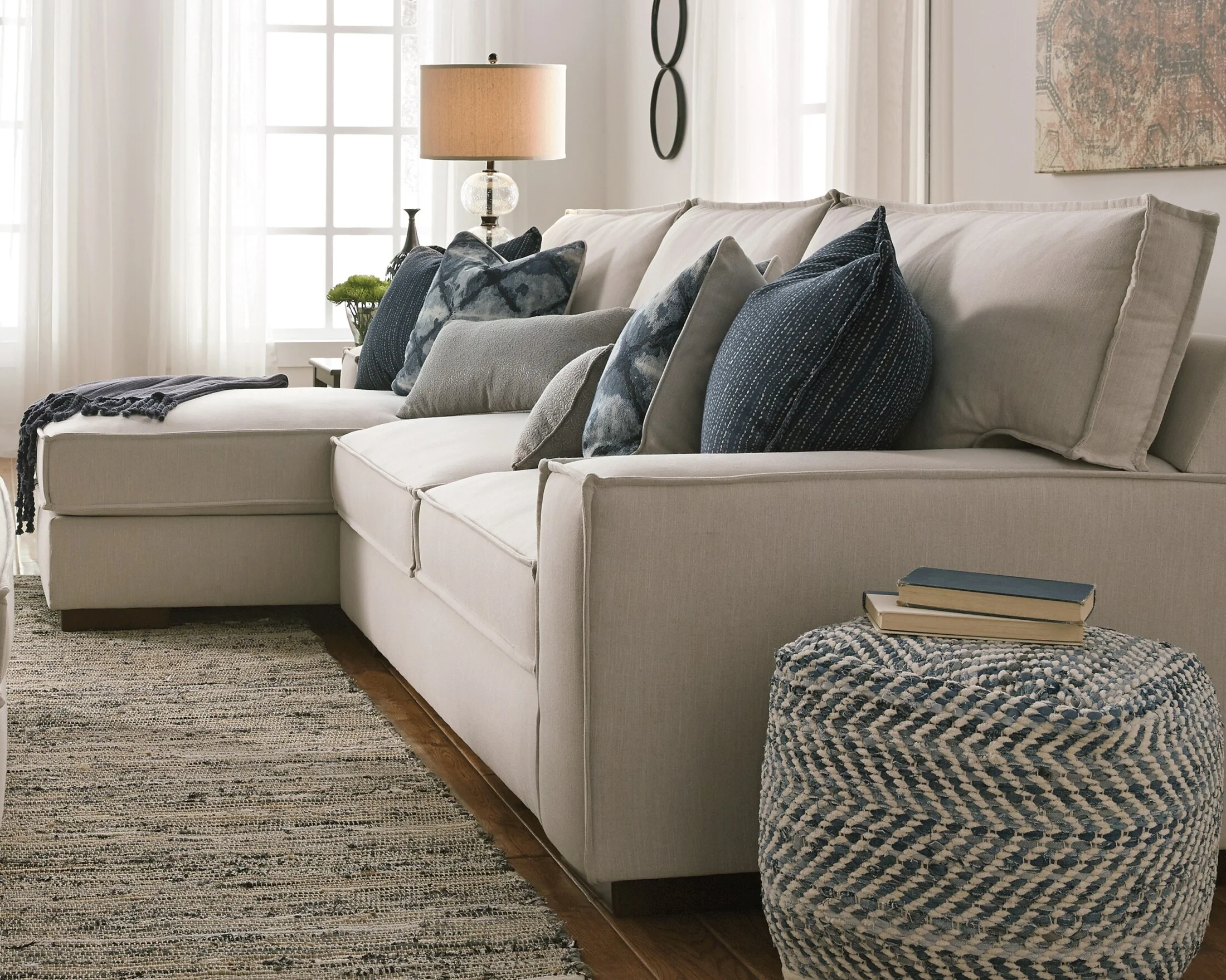 Chevron Pouf - Image 2